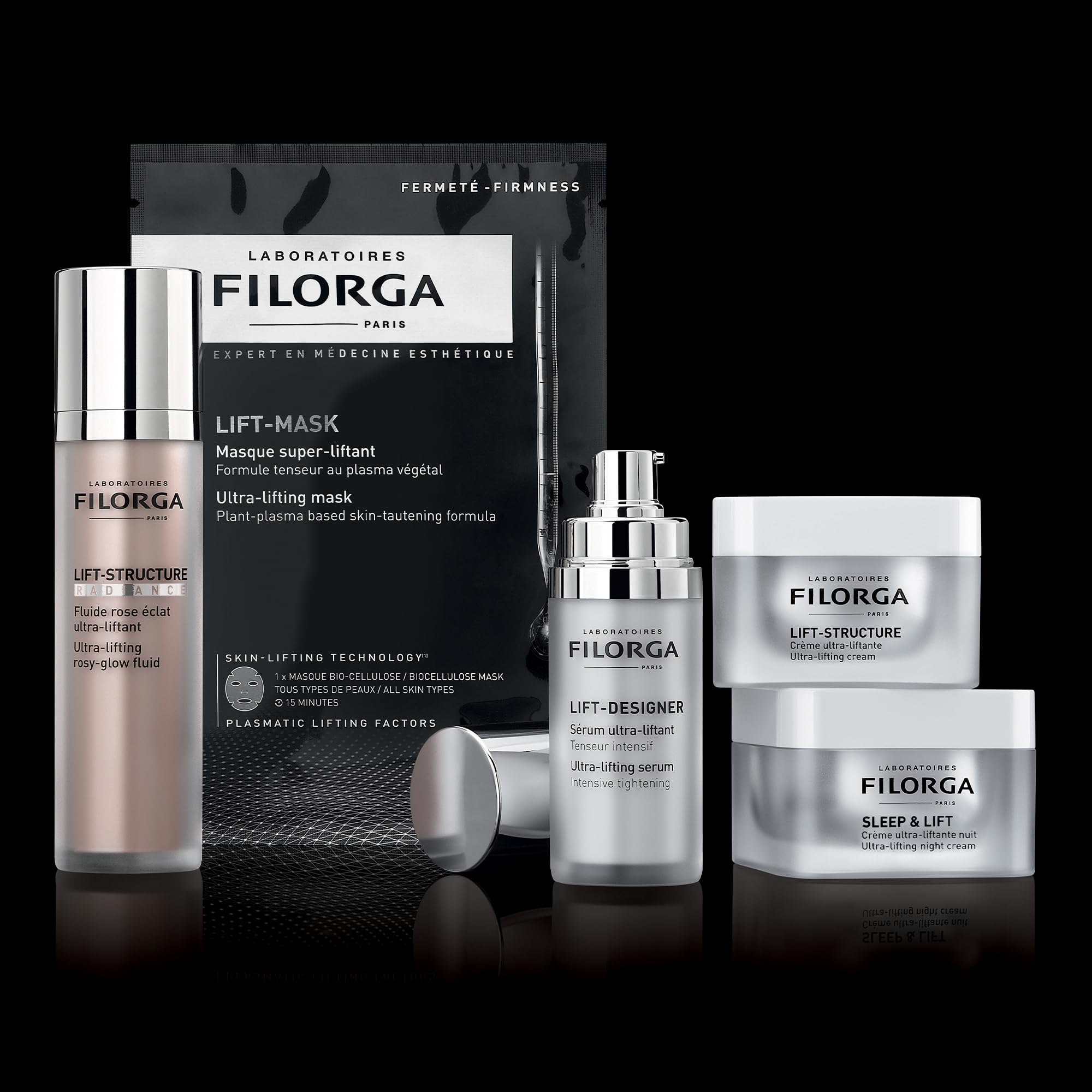Filorga Lift-Mask, Anti-Aging Sheet Mask with Hyaluronic Acid, Collagen, & Antioxidant Polyphenols for Lifted & Plumped Skin, 0.