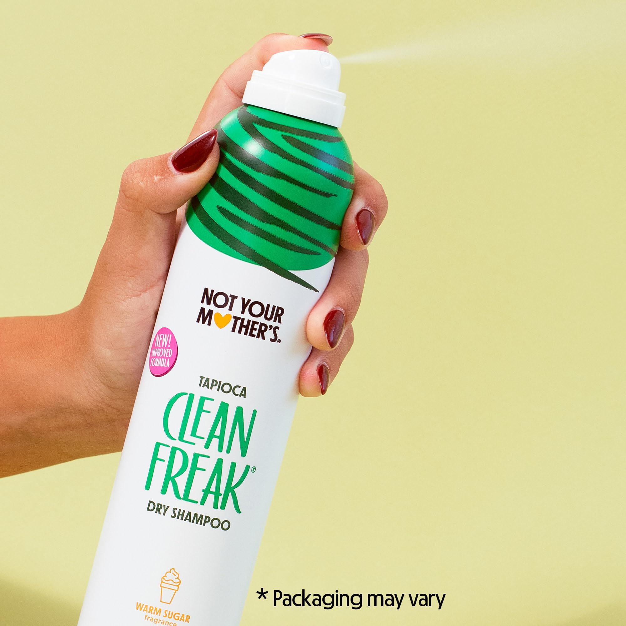Not Your Mother's Clean Freak Tapioca Dry Shampoo (3-Pack) - 7 oz - Refreshing Dry Shampoo Instantly Absorbs Oil - Hair Essentia