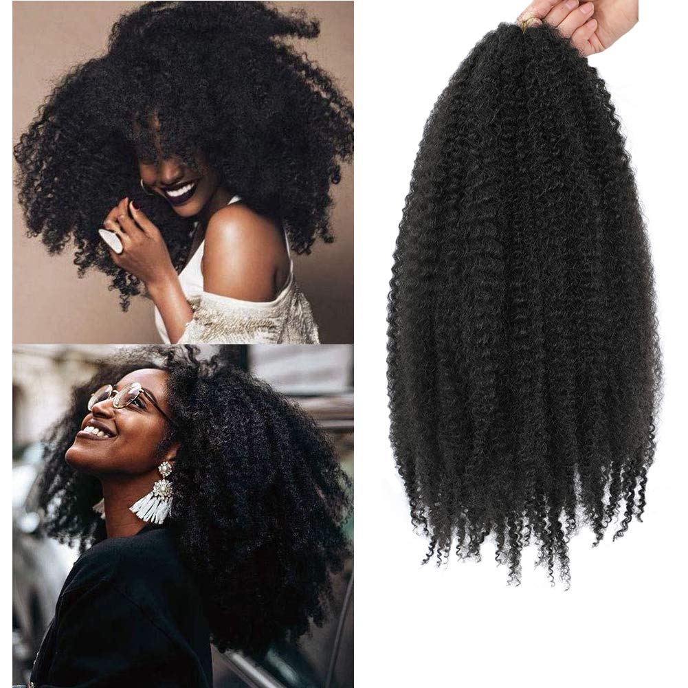Dansama Marley Twist Braiding Hair 24 Inch 6 Packs Marley Hair Braiding Hair Crochet Hair Extensions (24 Inch (Pack of 6), #2)