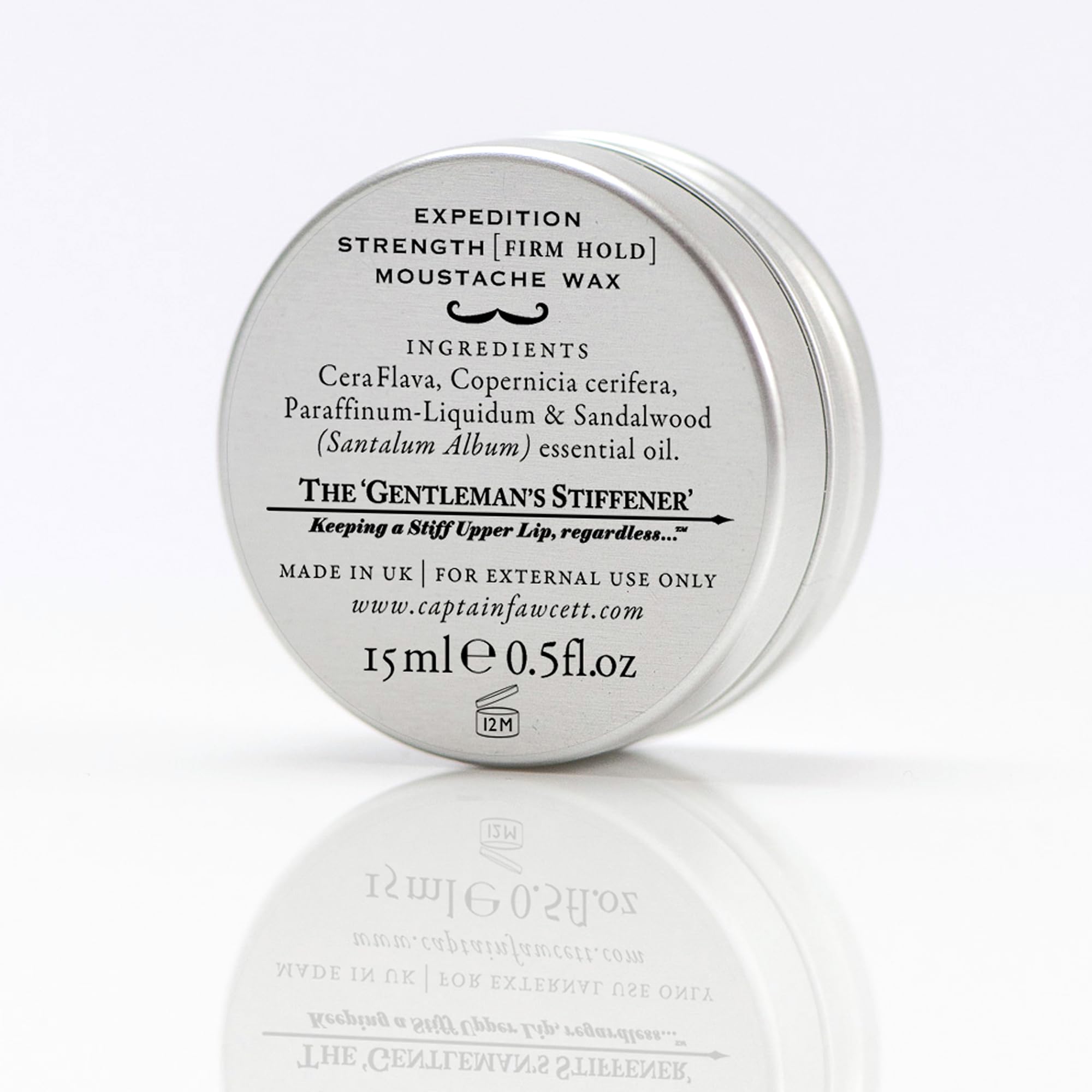 Captain Fawcett Expedition Strengh Sandalwood Moustache Wax 15 ml