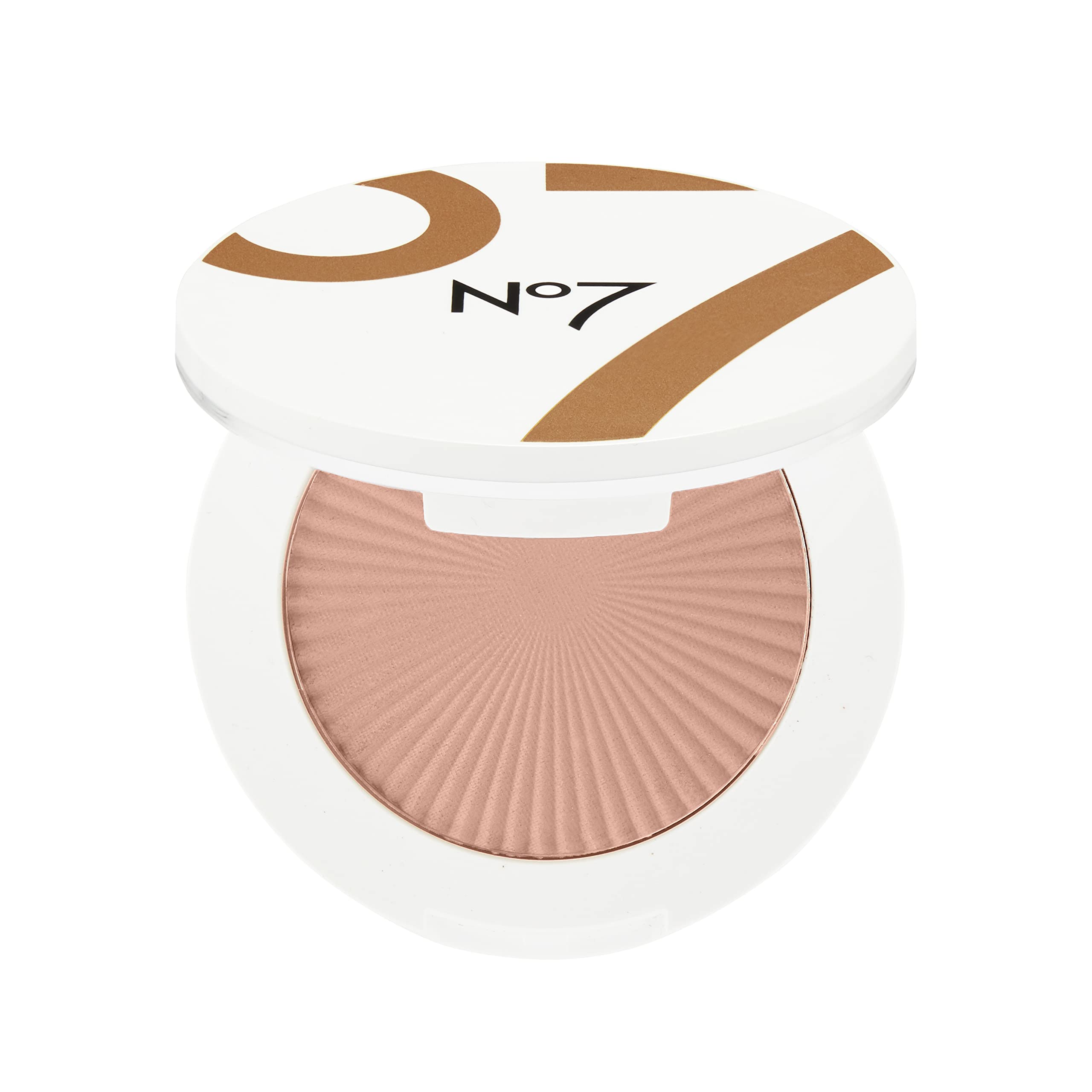 No7 Matte Powder Blush - Honey - Loose Blush Makeup Palette for Instant Flush of Color - Makeup Powder for Face with Skin Condit