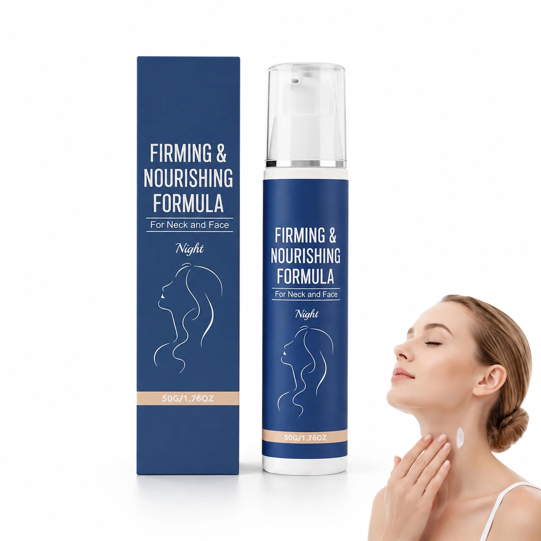 Firming Night Cream for Face & Neck  Overnight Hydrating Moisturizer