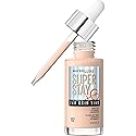 Maybelline Super Stay Up To 24Hr Skin Tint, Radiant Light-To-Medium Coverage Foundation, Makeup Infused With Vitamin C, 112, 1 C