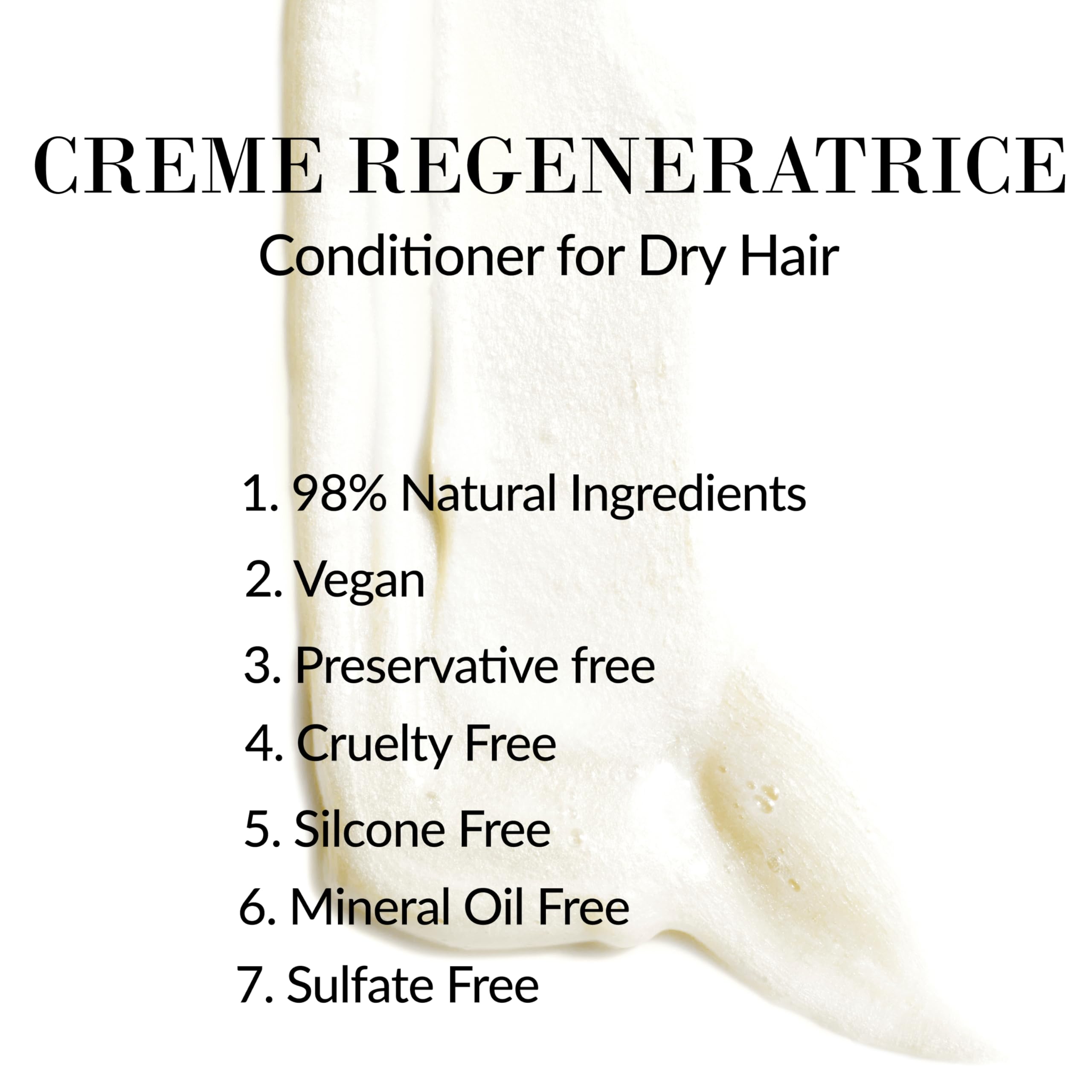 Leonor Greyl Paris Natural Conditioner For Dry And Damaged Hair, Creme Regeneratrice Detangle, Hydrate, Strengthen & Protection,