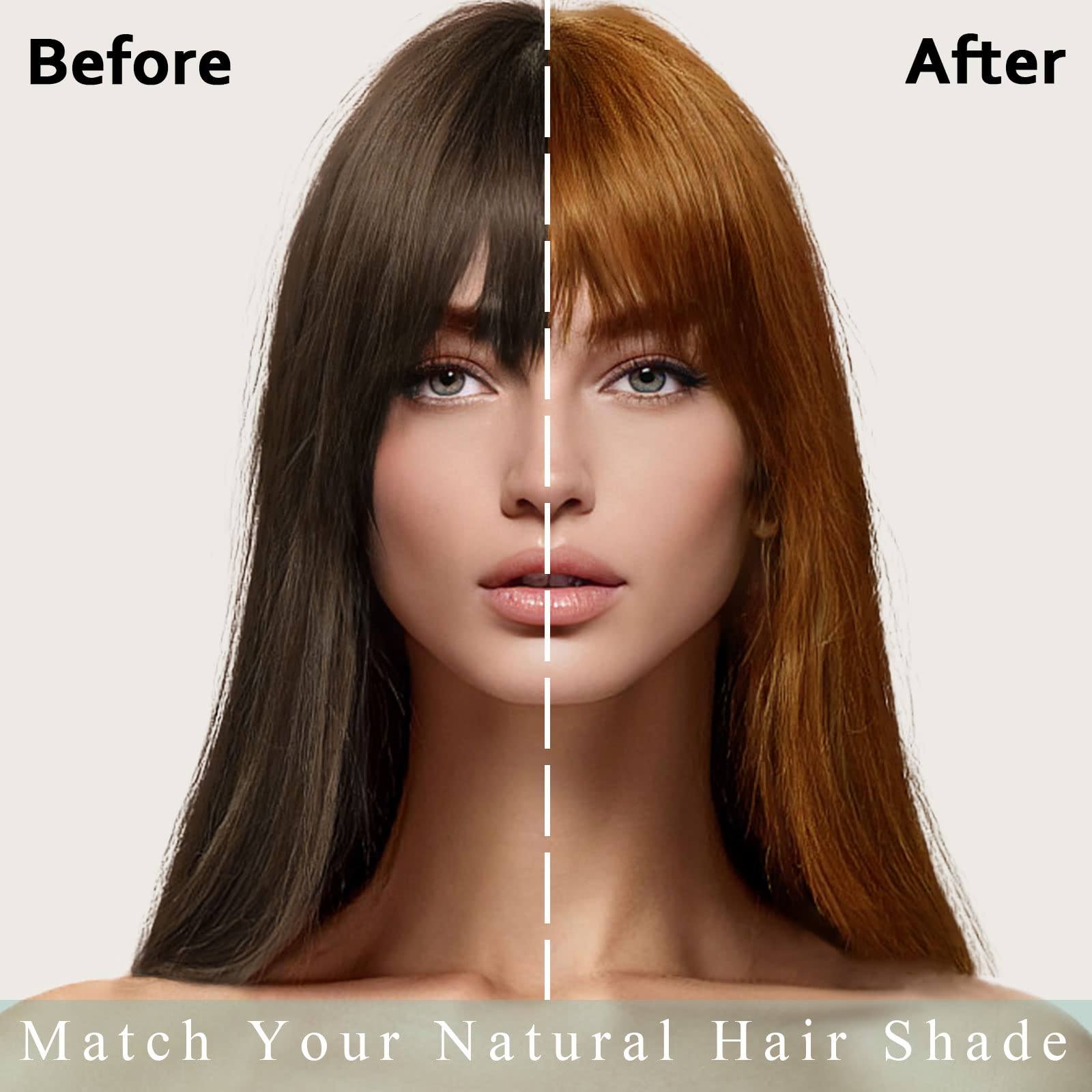 Instant Hair Color Shampoo With Herbal Coconut For Dark Hair - Easy To Use & Long Lasting Hair Dye For Women & Men, 16.90 Fl Oz
