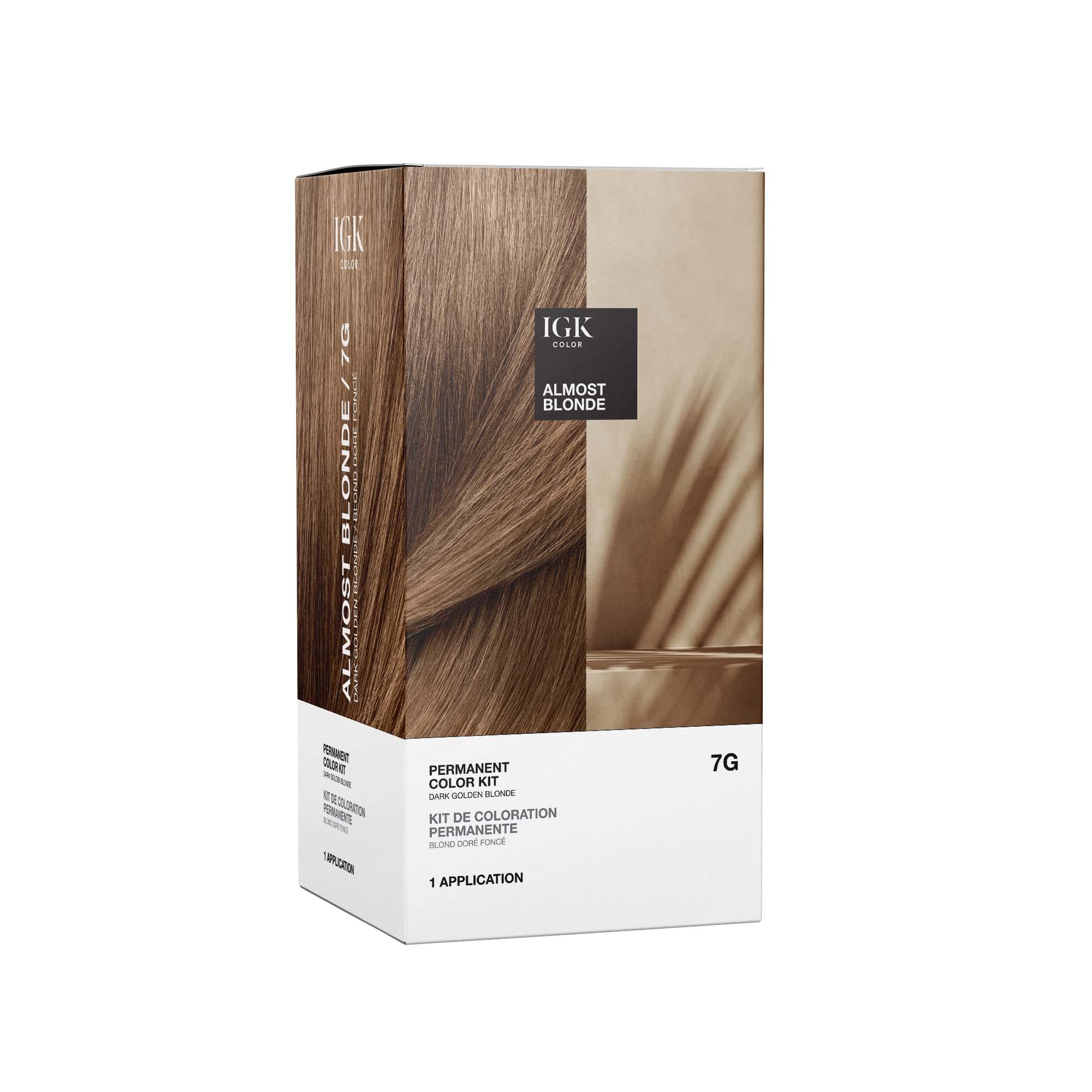 Igk By Igk Permanent Color Kit - 7G Almost Blonde (Golden Blonde)(D0102H5Af26)