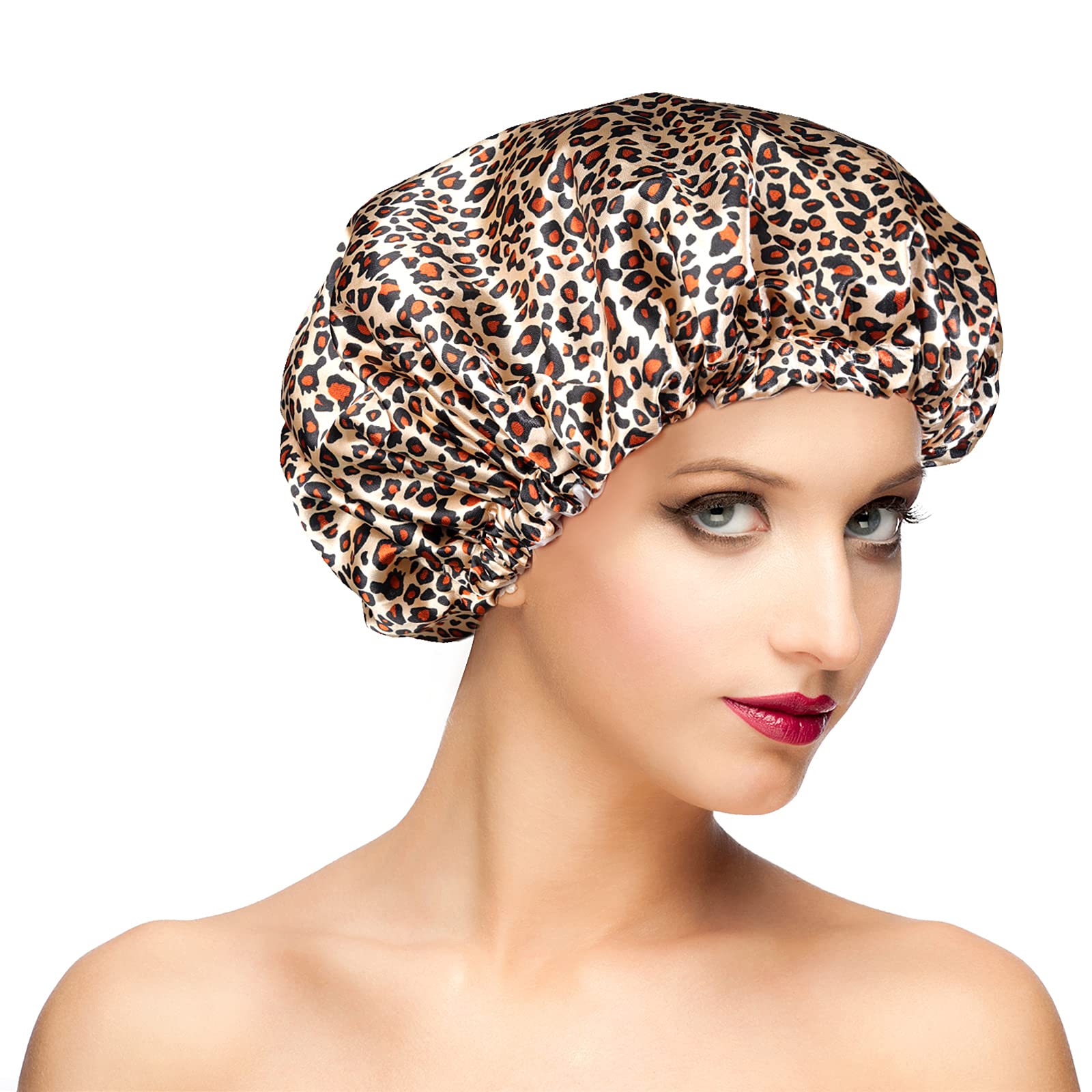 Shower Cap For Women, Oversized Waterproof Women Shower Caps, Extra Large Shower Cap Designed For All Hair Lengths With Peva Lin