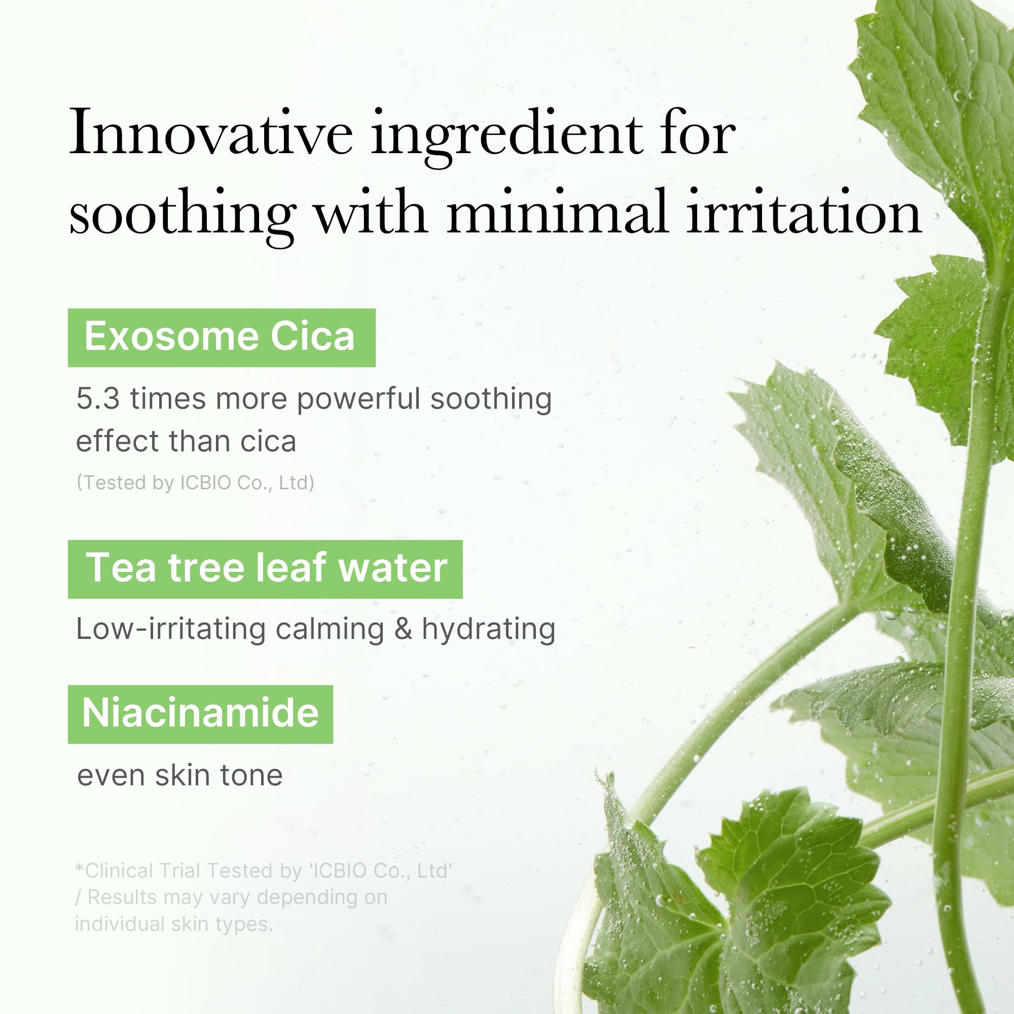 Medicube Exosome Cica Tea Tree Calming Toner Pads For Sensitive Skin With Centella Asiatica Help Reduce Redness & Breakouts. Low