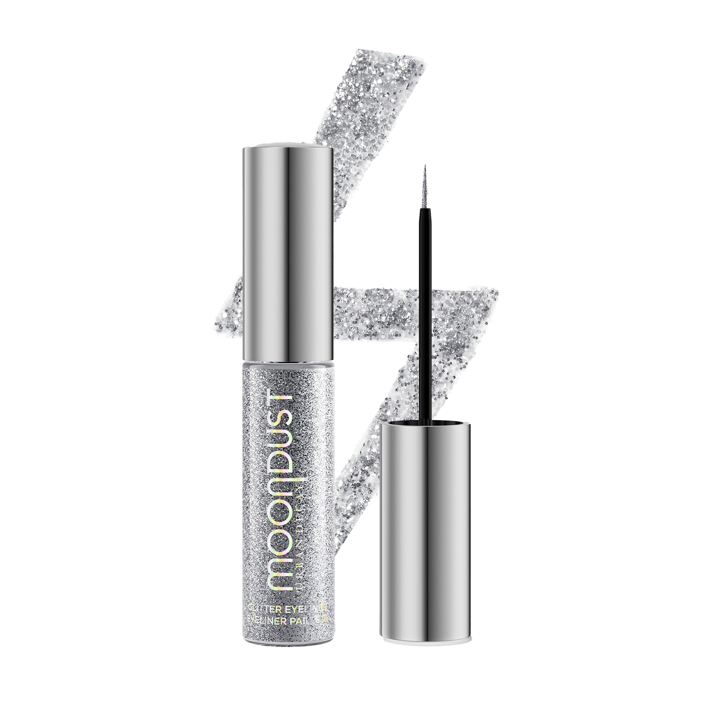 Urban Decay Moondust Liquid Glitter Eyeliner - Longwear Sparkle Liner & Eyeshadow Topper - Quick-Drying, Water-Based Formula - B