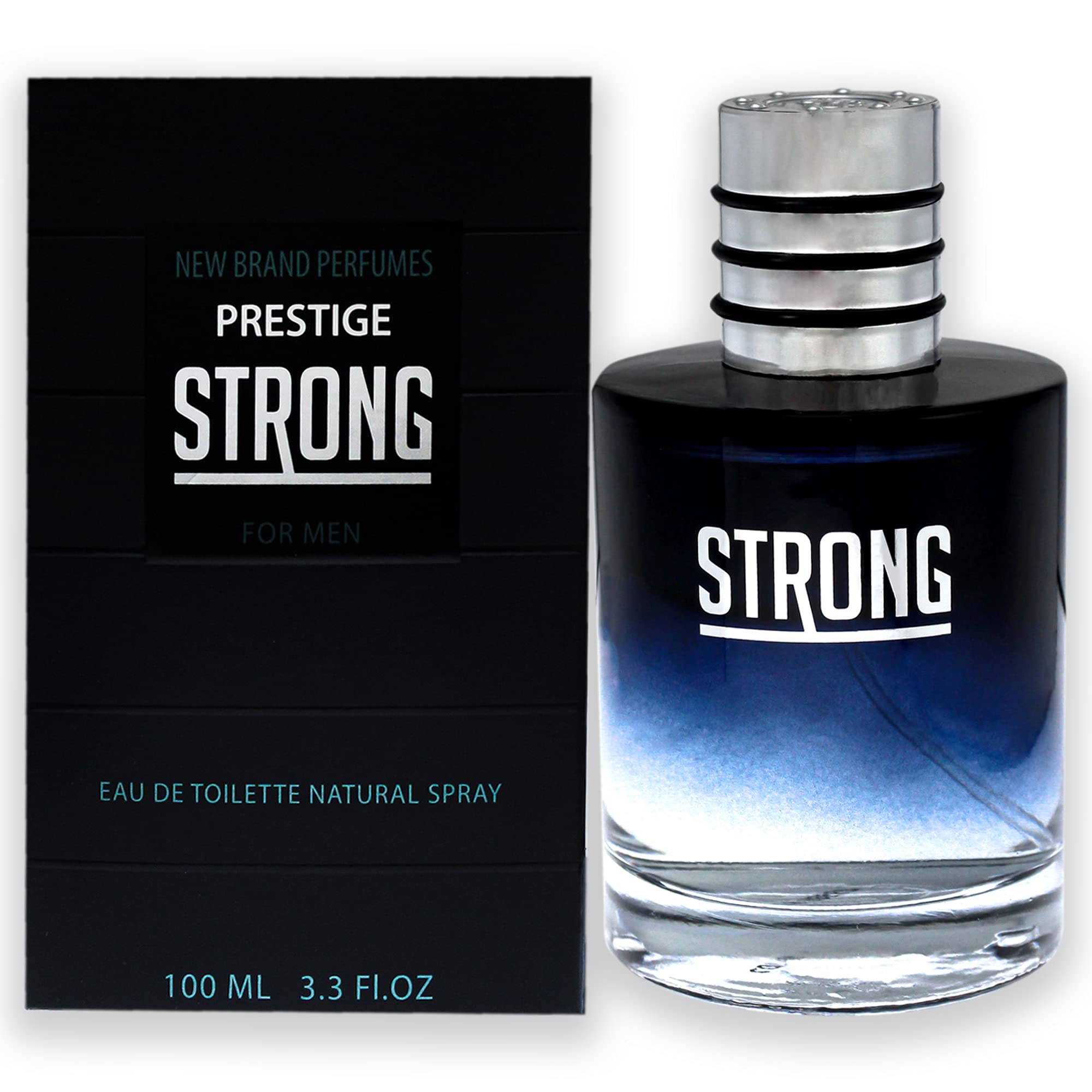 New Brand Perfumes Strong Edt Spray Men 33 Oz (Sem Numero)