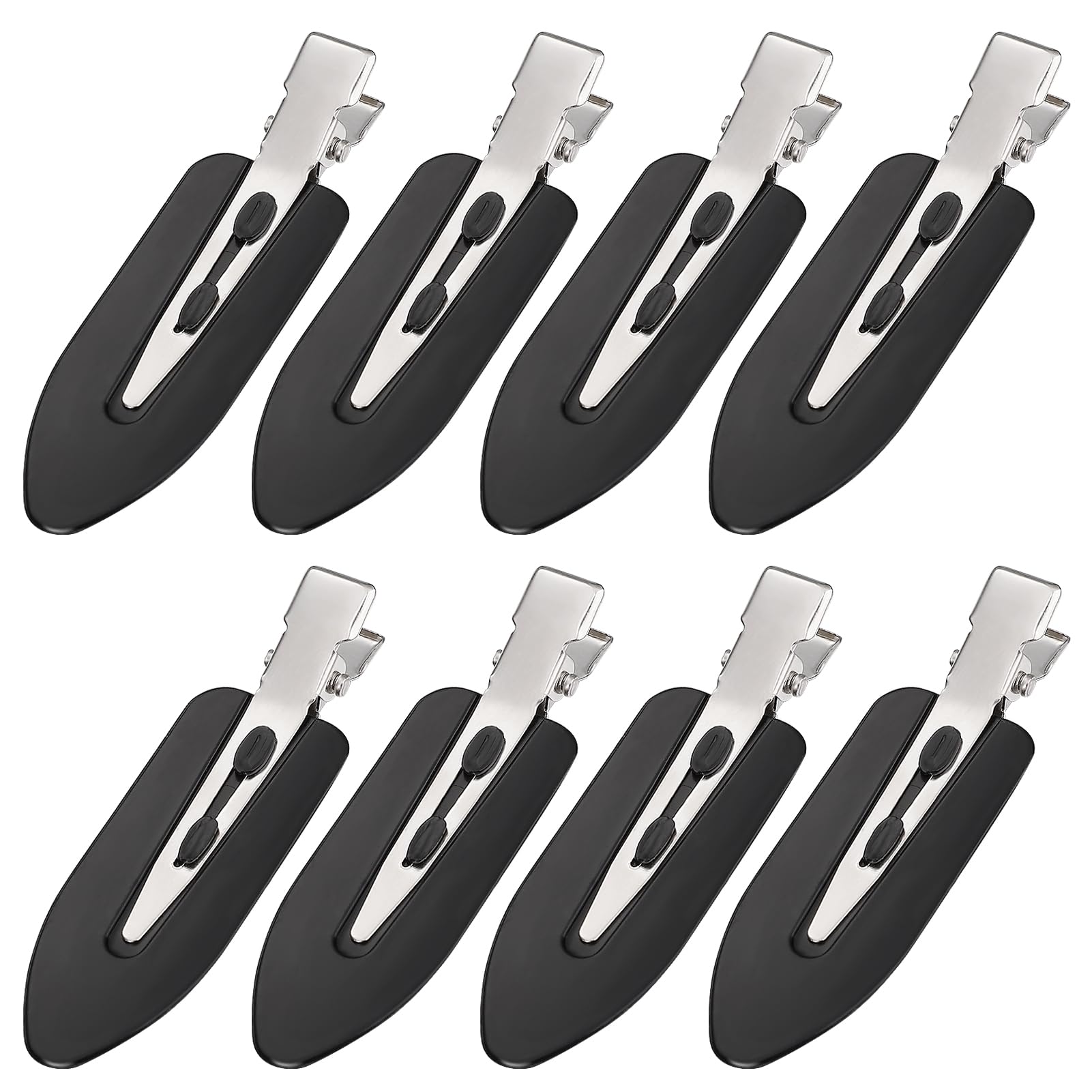 8Pcs No Bend Hair Clips - No Crease Hair Clips Styling Duck Bill Clips No Dent Alligator Hair Barrettes for Salon Hairstyle Hair
