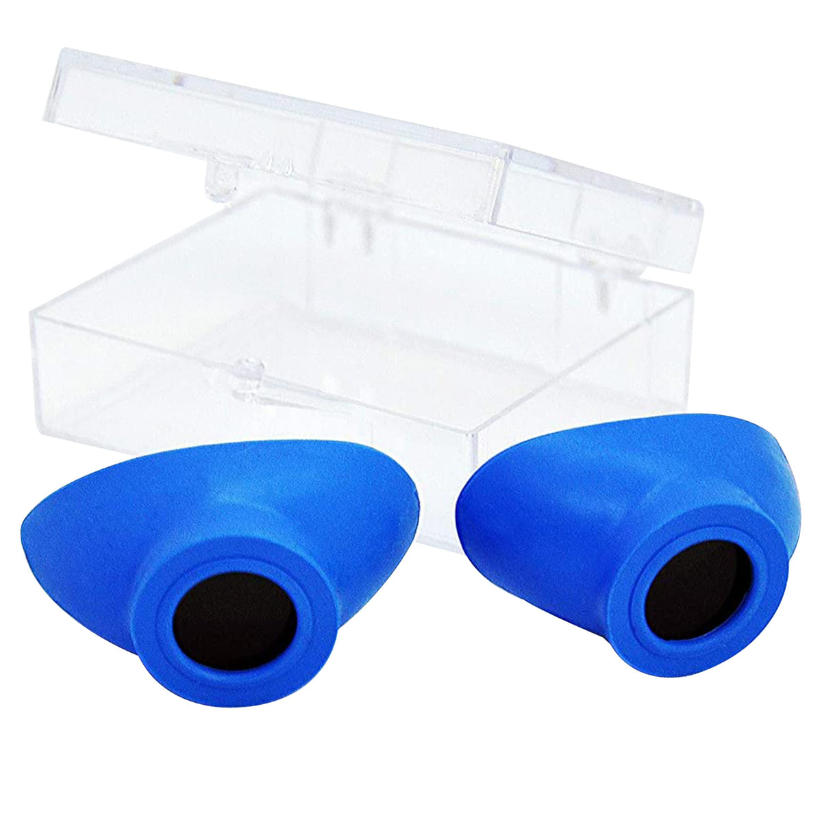 Super Sunnies Slim Flex UV Eye Protection, FDA Compliant Individual Tanning Goggles Eyeshields (Blue)