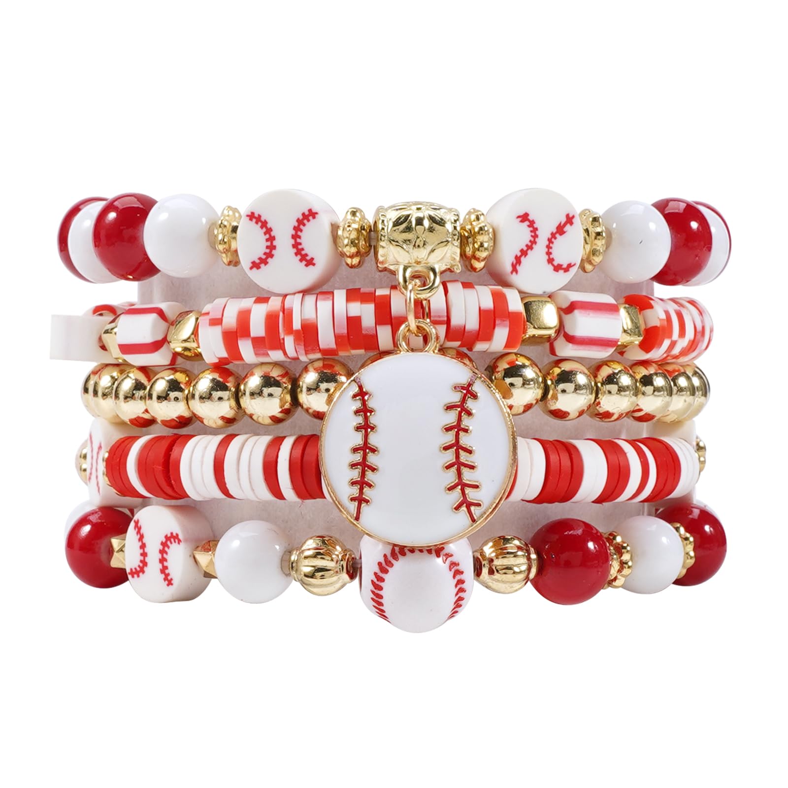 Bookay Bracelets For Women Bead Bracelet, Elastic, Glass, No Gemstone