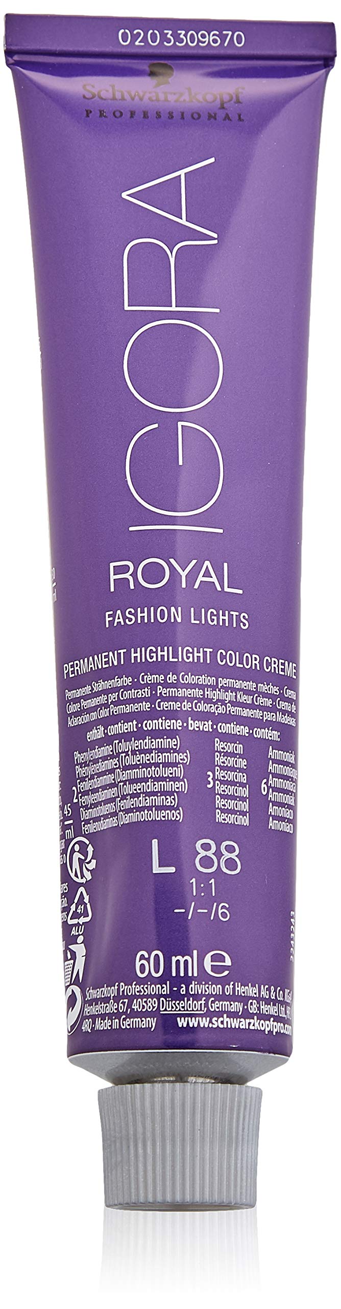 Igora Royal Fashion Lights 88 Rojo Intenso 60Ml