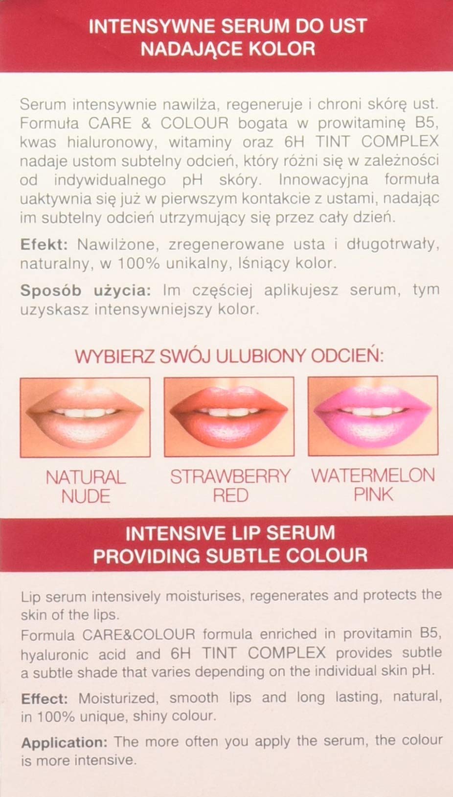 Lip Therapy Professional 6 In 1 Care And Color Intensive Lip Balm And Moisturizer (Watermelon Pink)