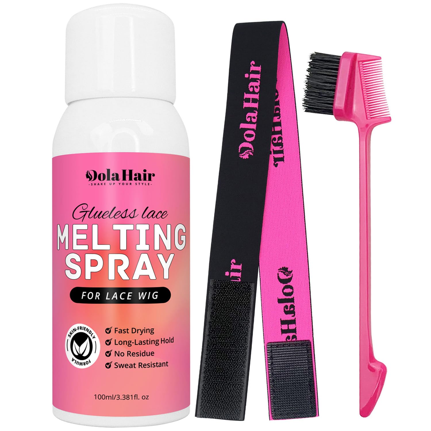 Dolahair Lace Melting Spray for GlueLess wigs lace bond melting spray Bond Adhesive Wig Glue Spray lace front melting spray for 