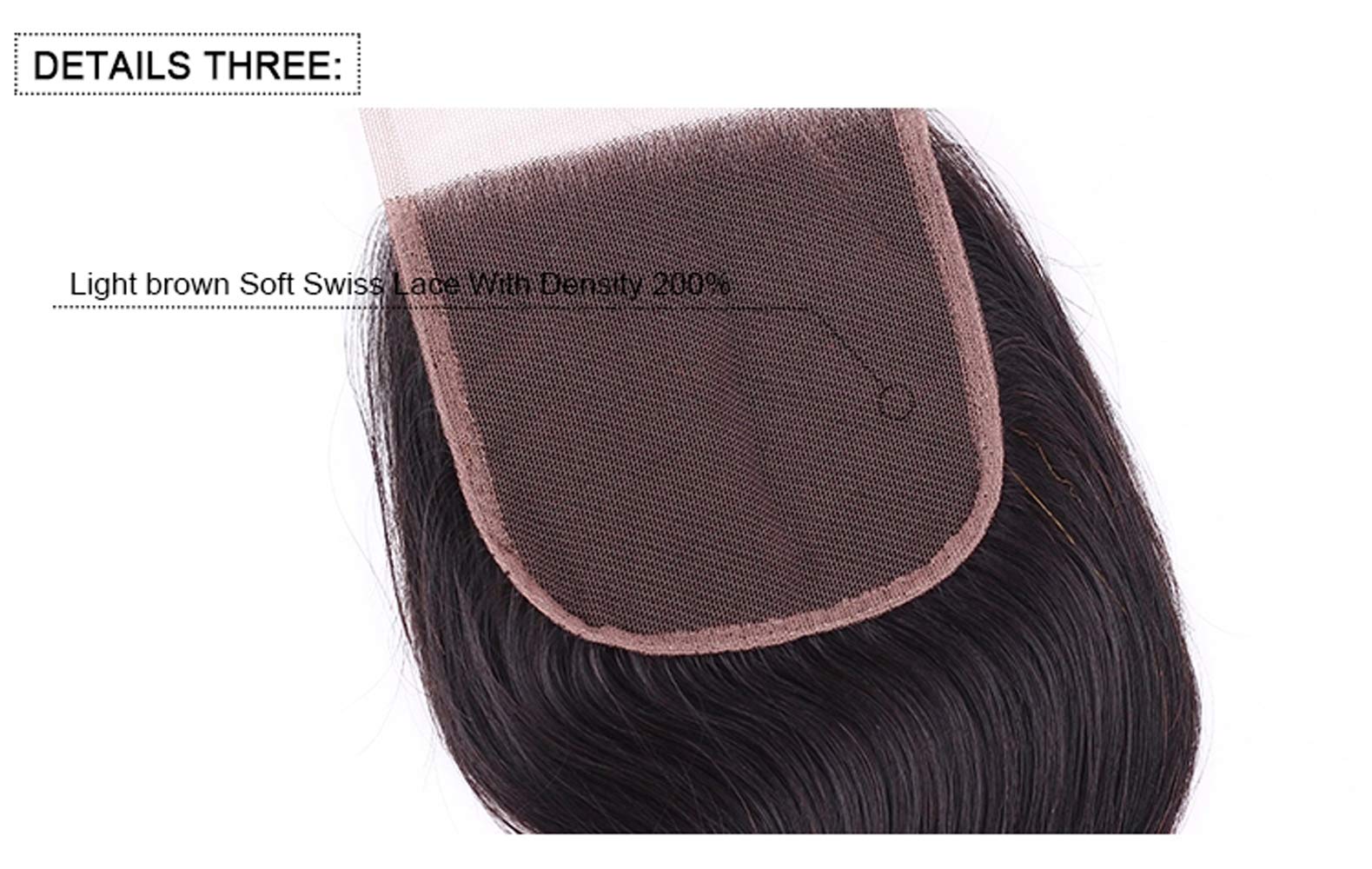 Straight Lace Closure Human Hair 4X4 Hd Lace Closure 8 Inch Unprocessed Brazilian Virgin Hair Lace Frontal Free Part Closure 100