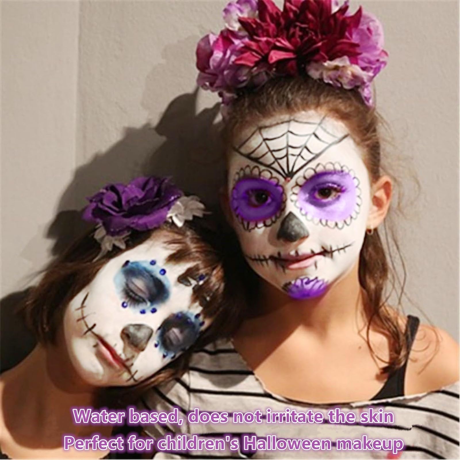 Go Ho Pastel Purple Face Paint Stick(0.85Oz),Water Based Cream Light Purple Body Paint Washable,Face Paint Kit Covers Oil-Free,H
