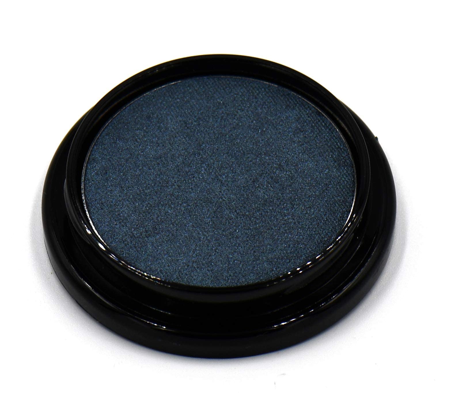 Pure Ziva Dark Starry Night Metallic Navy Blue Grey Gray Silver Shimmer Pressed Powder Single Vegan Eyeshadow; Talc, Paraben & C