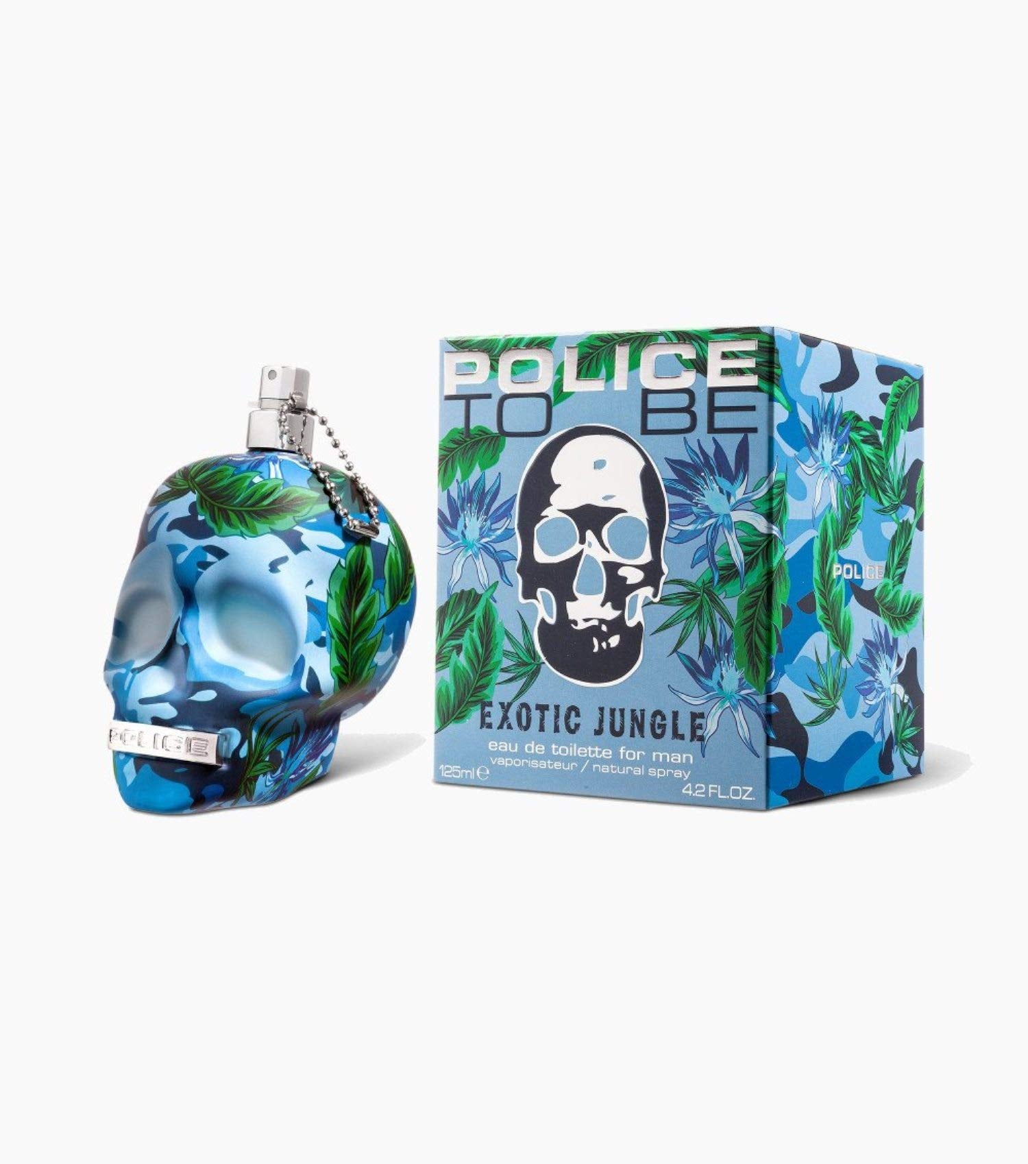 To Be Exotic Jungle For Man By Police - Fragrance For Men - Sparkling Bergamot And Juicy Mandarin - Turns Into A Smooth Wave Of