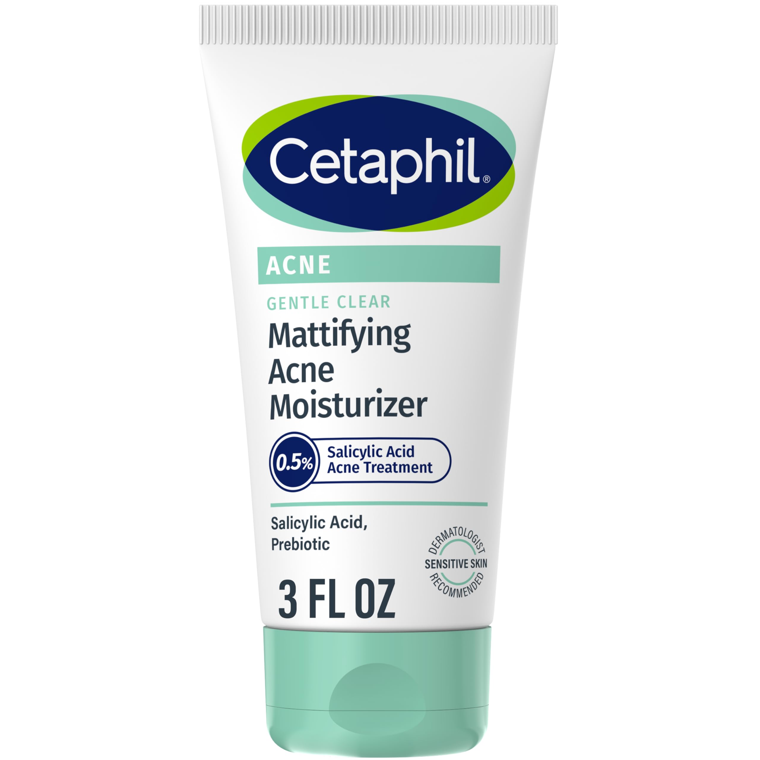 Cetaphil Face Moisturizer, Gentle Clear Mattifying Acne Moisturizer With 0.5% Salicylic Acid, Hydrates And Treats Sensitive Acne