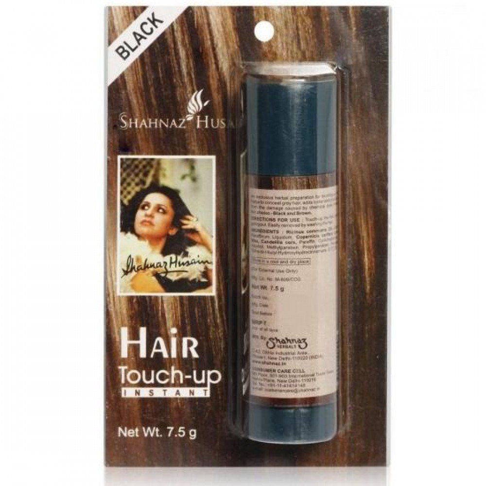 Shahnaz Husain Instant Hair TouchUp Plus | Root Touch Up | Black | 7.50G