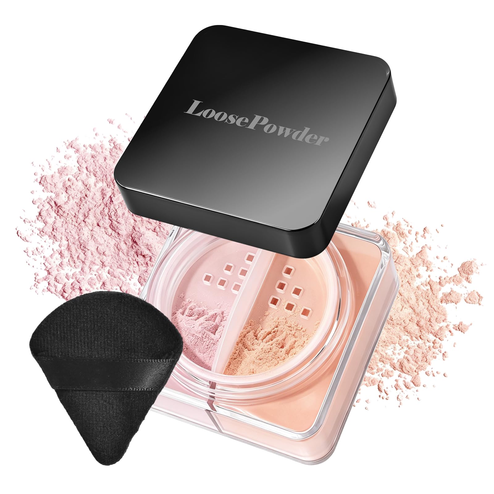 KYDA Cherry Peach Baking Loose Powder, Brightening & Setting Powder