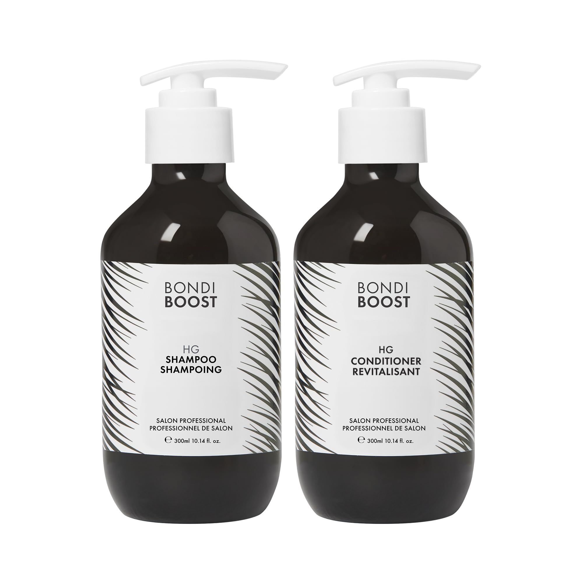 BondiBoost HG Duo Shampoo + Conditioner Bundle [10.14fl oz each] - Improves Appearance for Thinning Hair - Volumizing + Hydratin