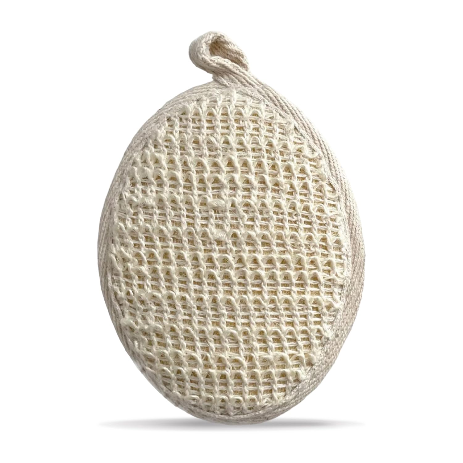 Rusabl Ramie Bath Loofah For Body Deep Cleansing And Scrubbing (Pack Of 2, Oval) Reusable Exfoliating Scrub Sponge, Made Of Natu
