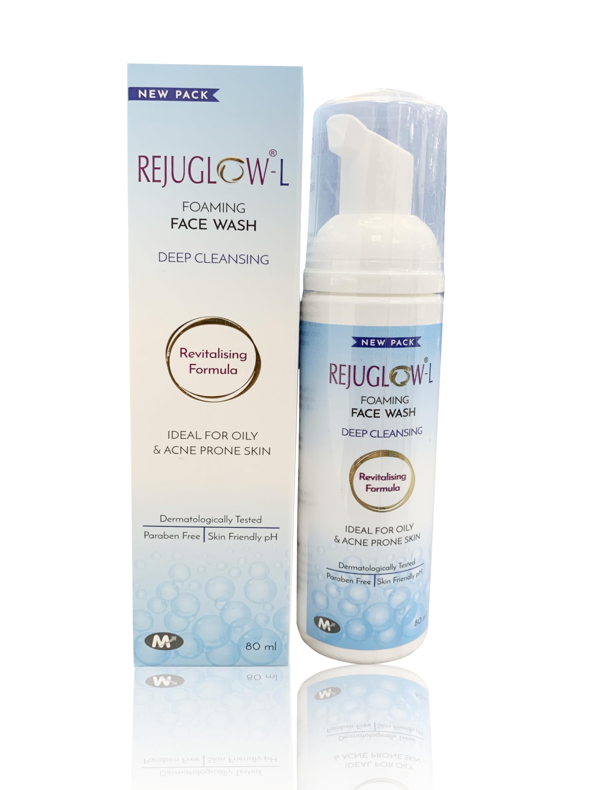 Rejuglow L Foaming Facewash 80 Ml