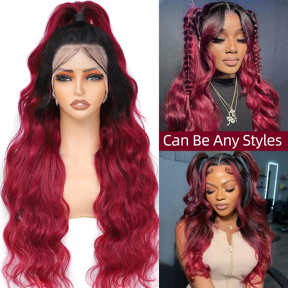 Avolo Pink Lace Front Wig Human Hair Pre Plucked 13X4 Pink Wig Human Hair Body Wave Colored Pink Human Hair Lace Front Wigs For
