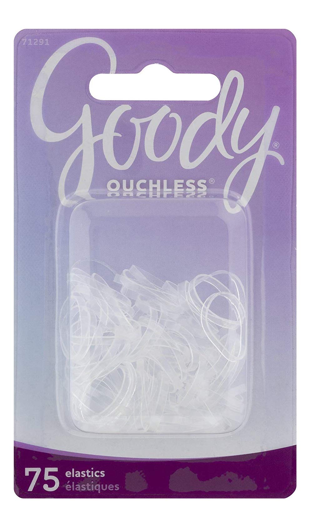 Goody Mini Polybands, Clear, 75CT