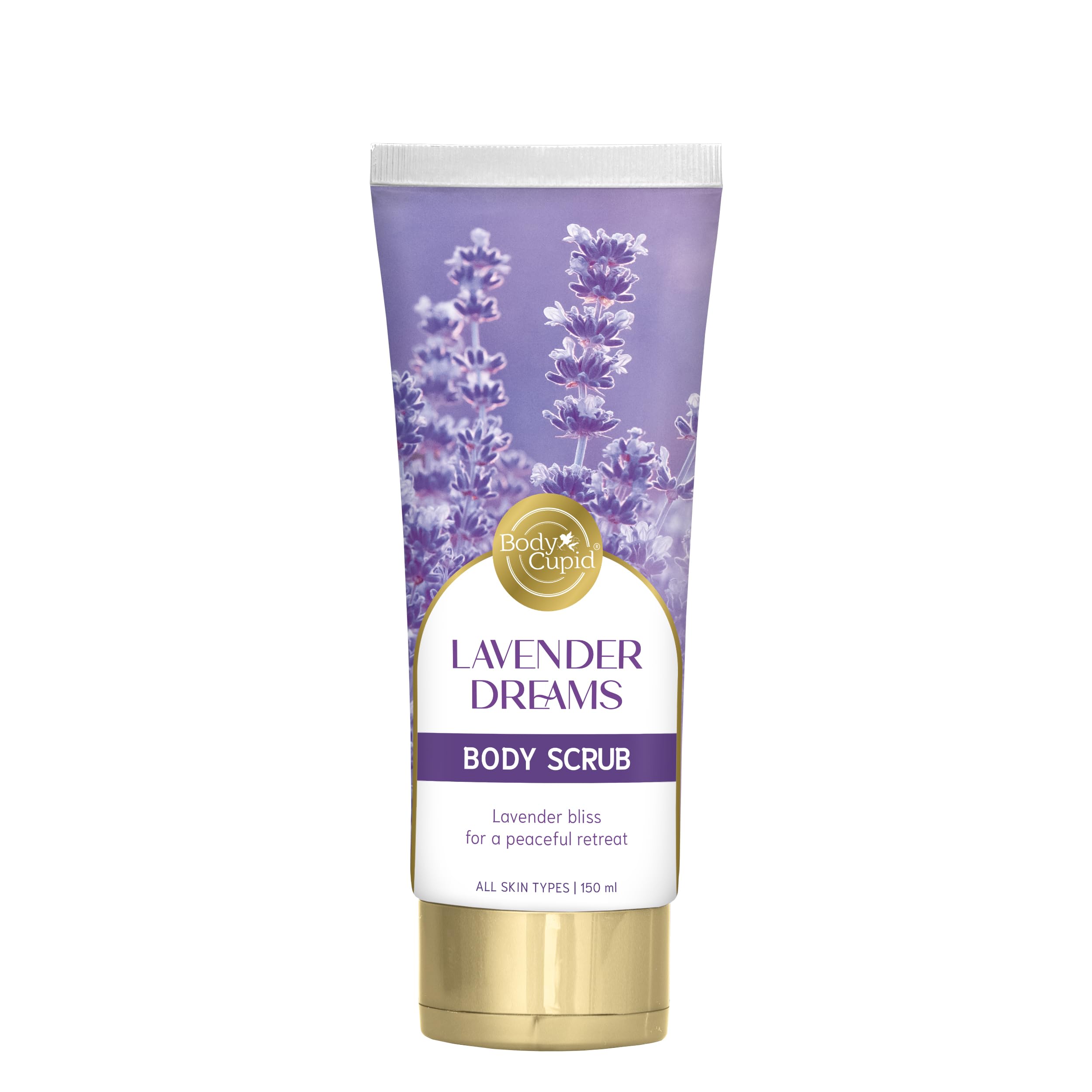 Body Cupid Lavender Dreams Body Scrub | Gentle Exfoliation For Soft, Smooth Skin | Calming Lavender Fragrance | 150Ml