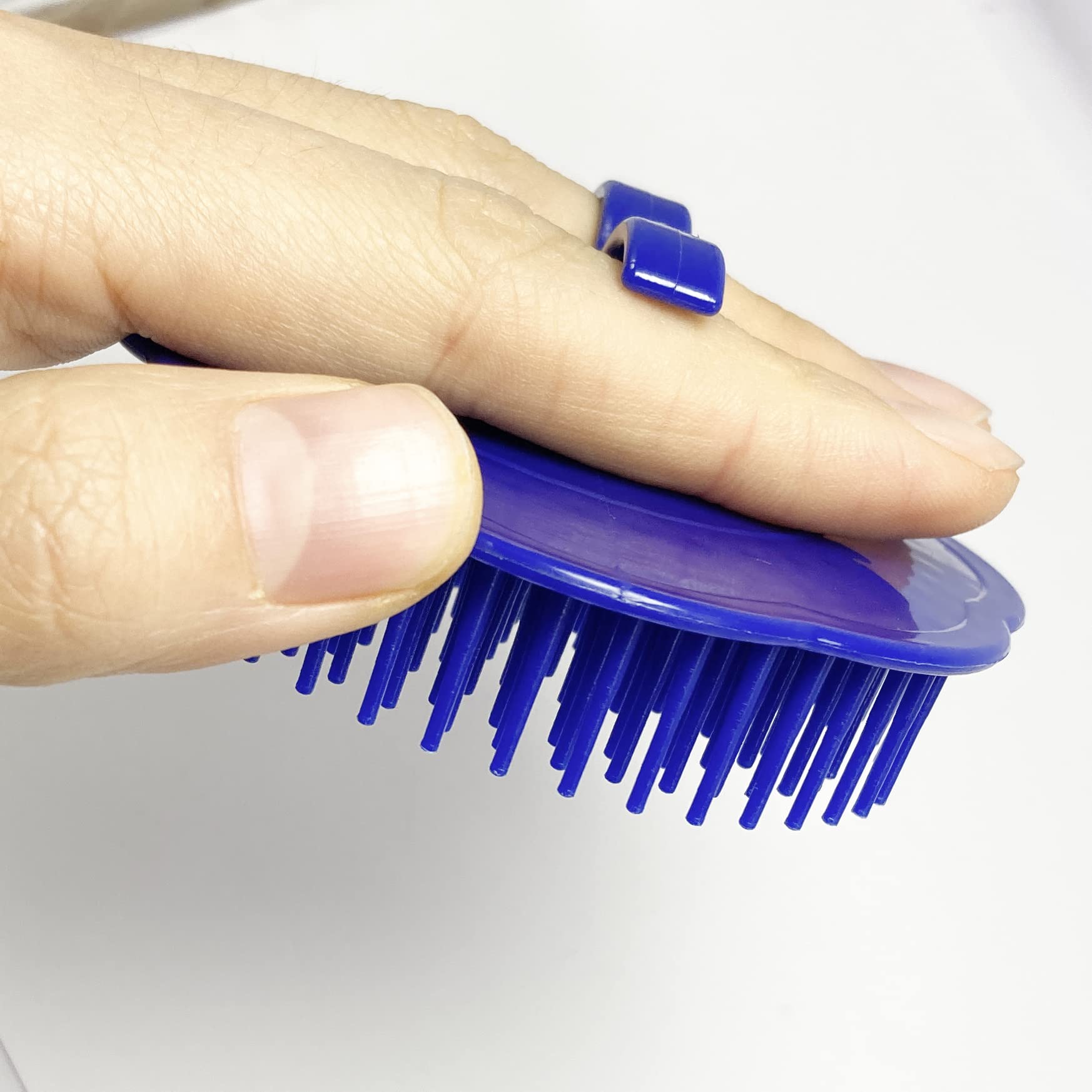 Little Dreams Hair Scalp Brush For Hair To Remove Dandruff, Shower Shampoo Scalp Brush Scalp Massage Brush Pack Of 2 (Blue & Red