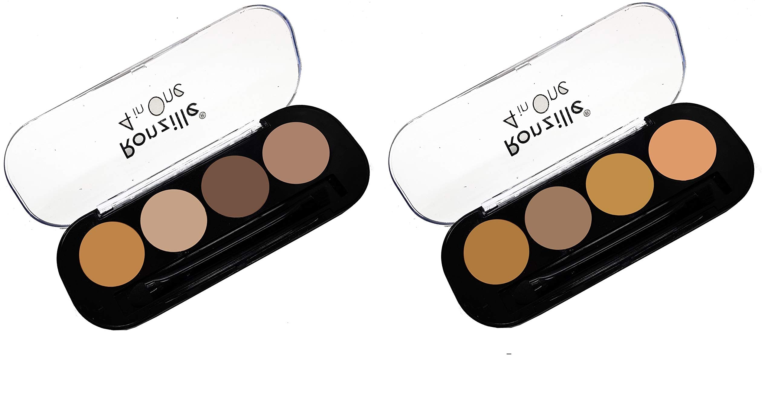 Ronzille 4 In One Base Concealer Palette Shade (A & B) Pack Of 2