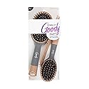 Goody Detangle It Oval Brush and Comb Combo, Brown and Gray, 3CT