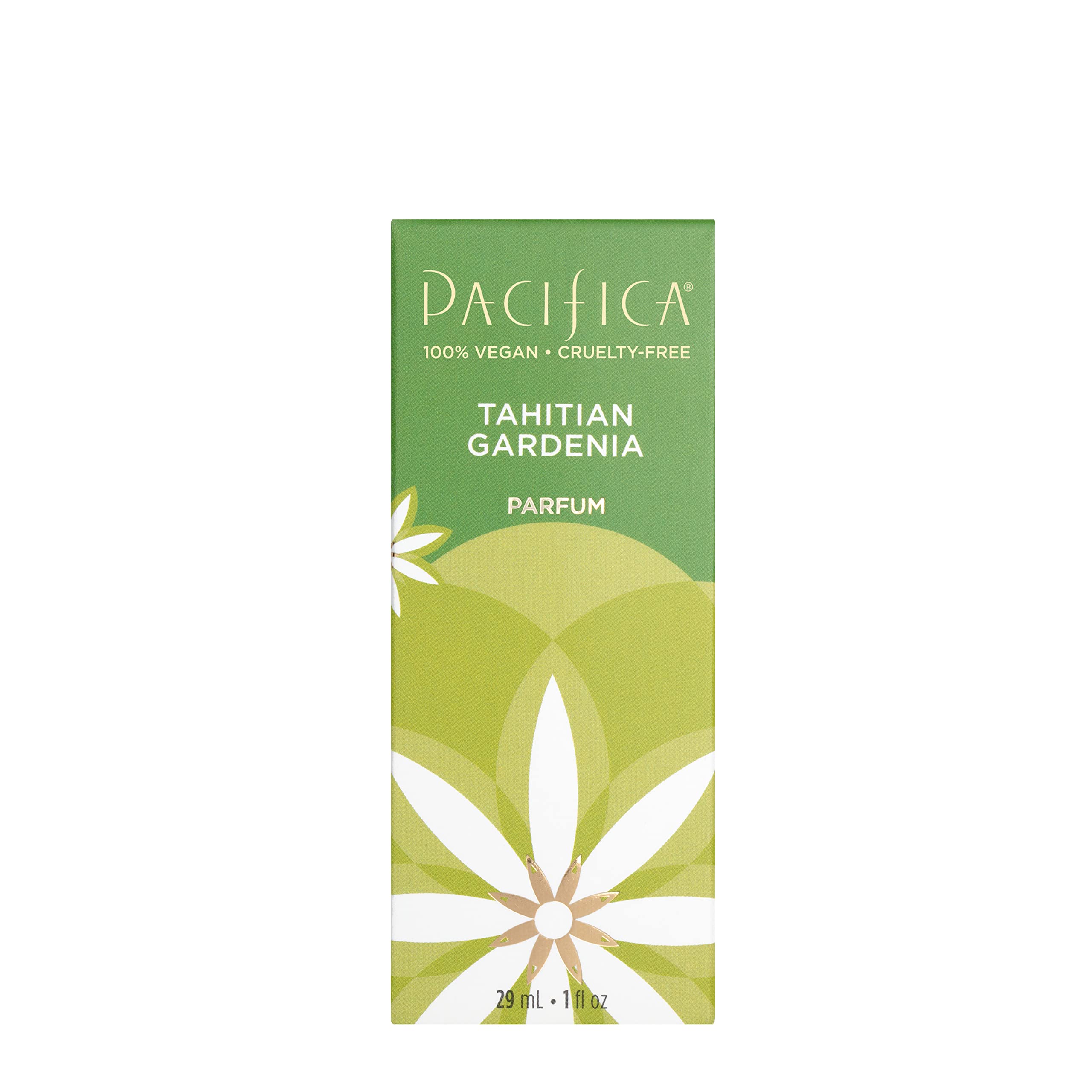 Pacifica Tahitian Gardenia Spray Perfume - Vegan, Cruelty-Free, 1 Fl Oz, Recyclable Glass Bottle