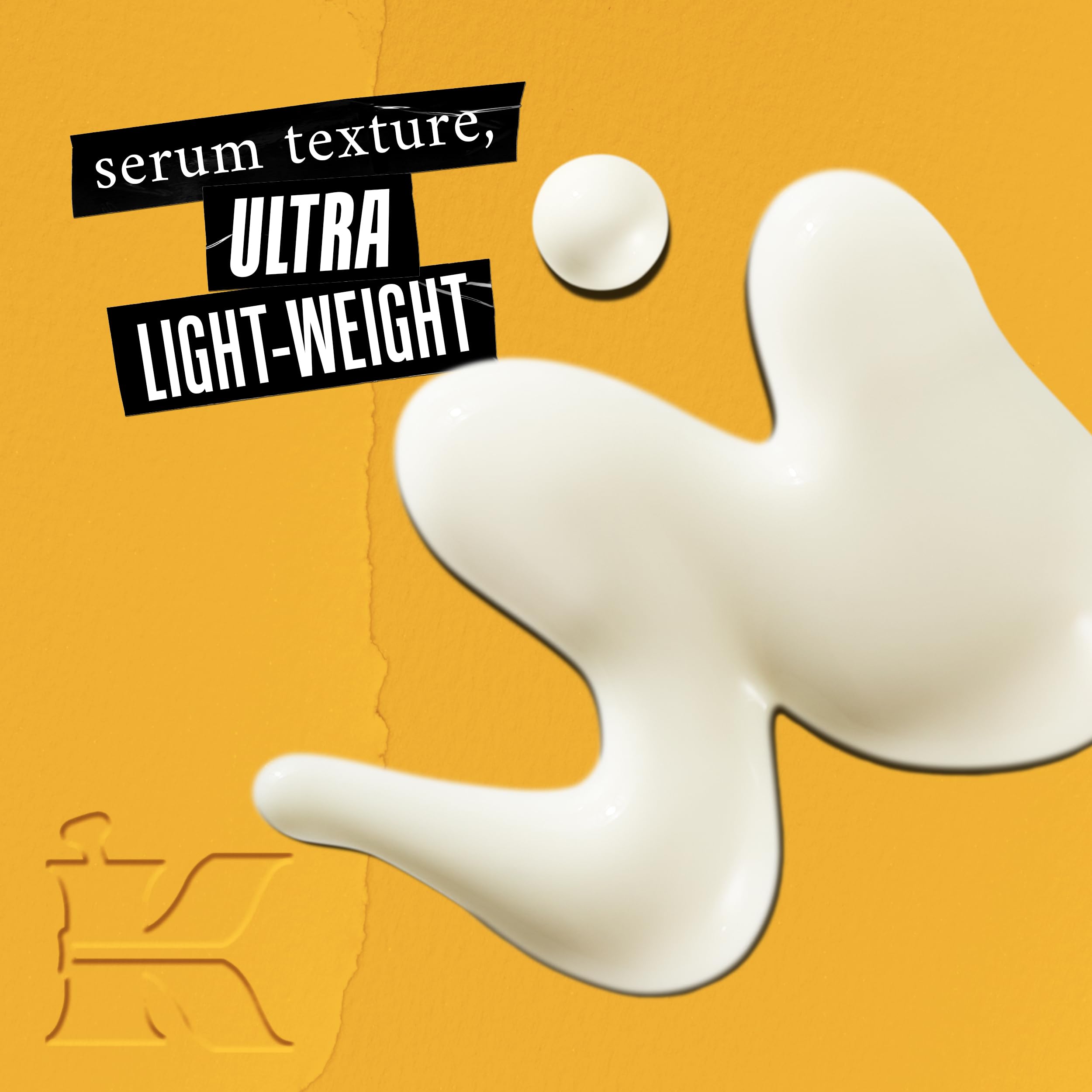 Kiehl's Better Screen UV Serum SPF 50+ - Invisible Facial Sunscreen, Collagen Peptide, 1.7 fl oz
