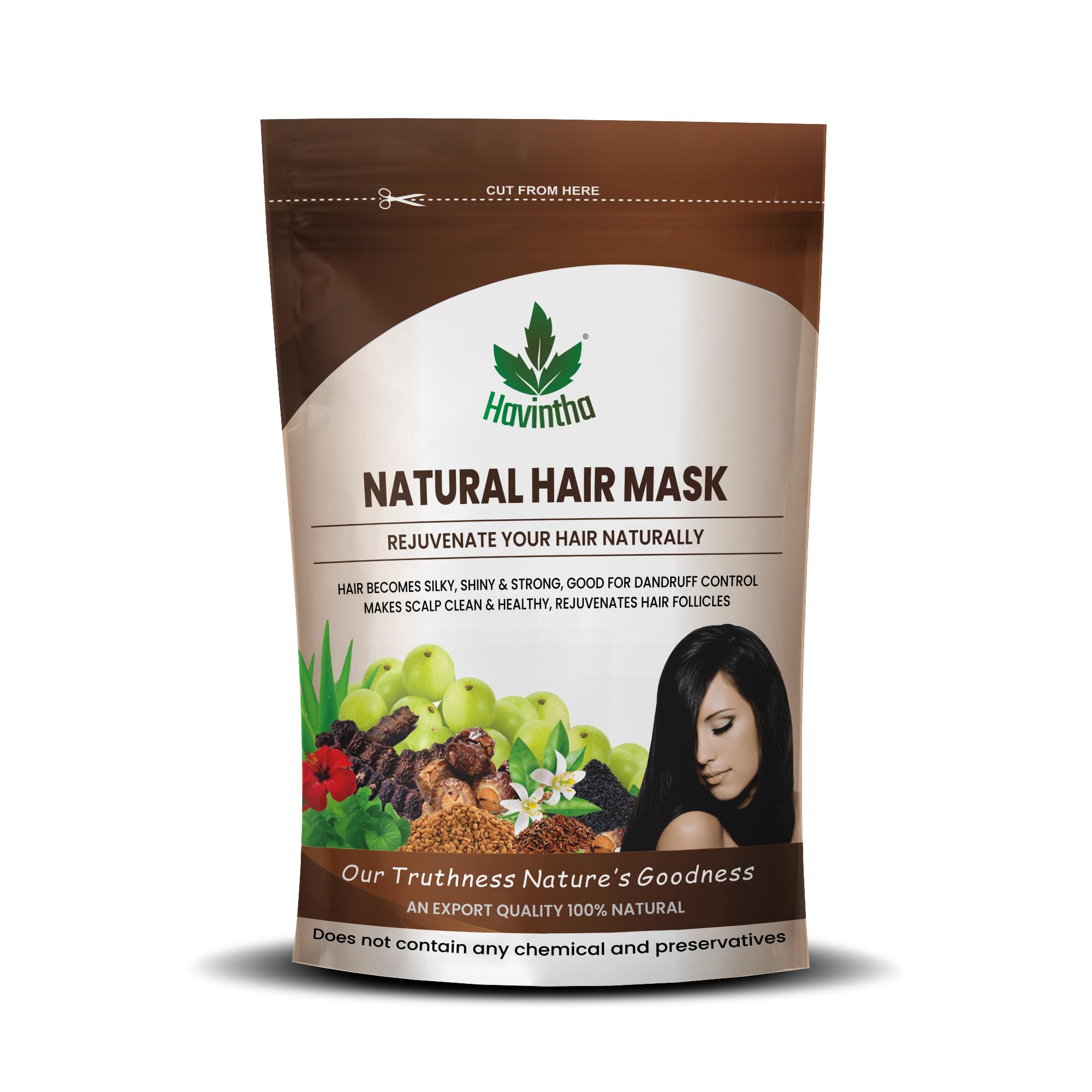 Havintha hair mask for hair fall growth split ends luster shining nourishment 227 grams