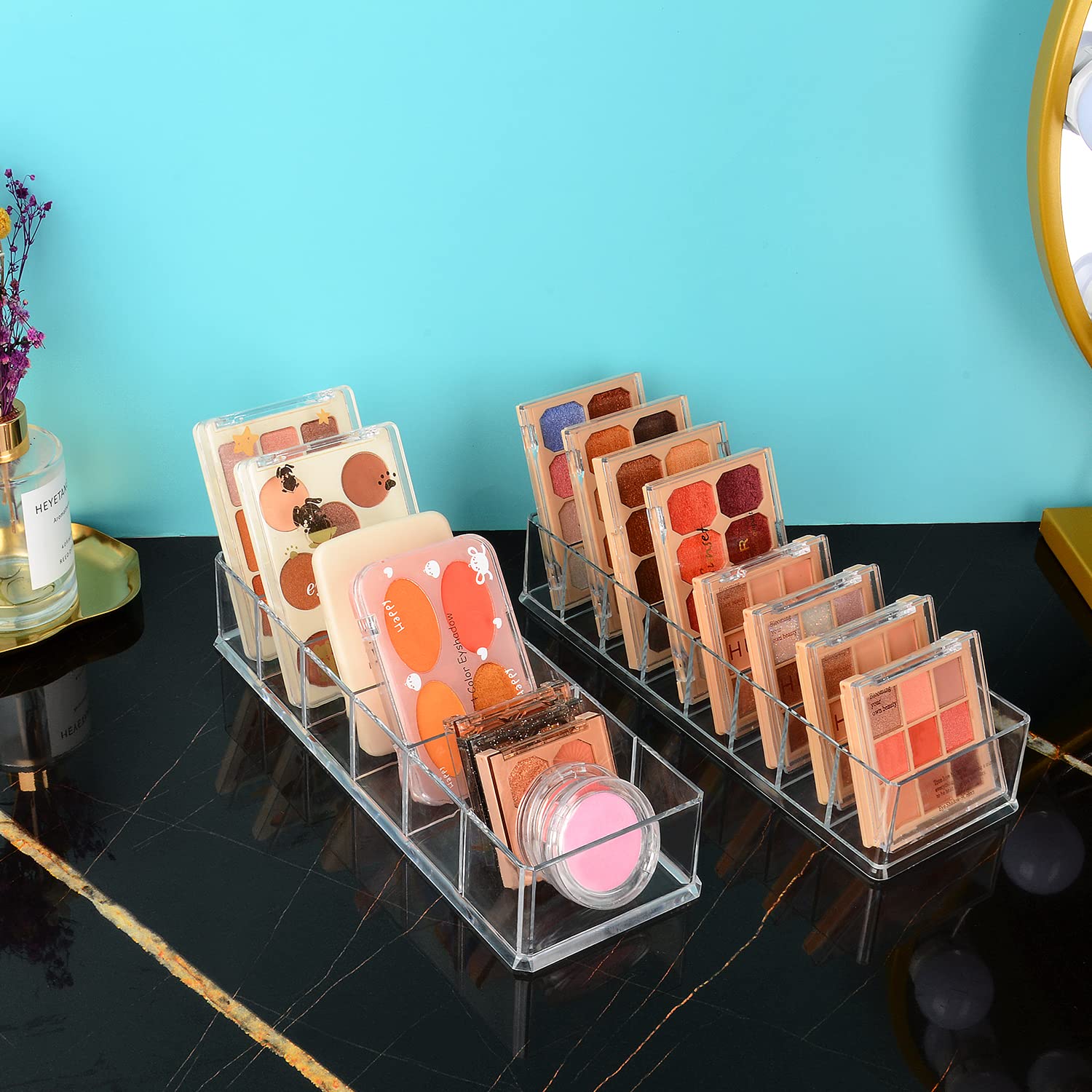 Jesslab Acrylic Organizer, 8 Cube Sections Makeup Organizer For Drawer, Makeup Organizer For Vanity, Countertop, Bathroom, Kitch
