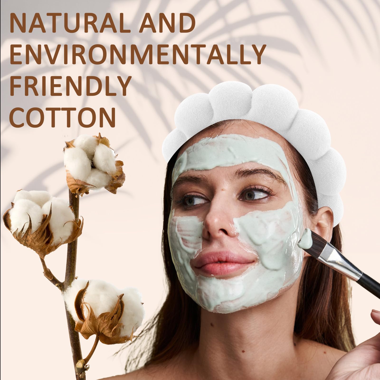 Canitor 4 PCS Spa Headband Gifts for Women Skincare Makeup Face Wash Skin Self Care Make Up Cute Preppy Teen Girl Trendy Stuff A
