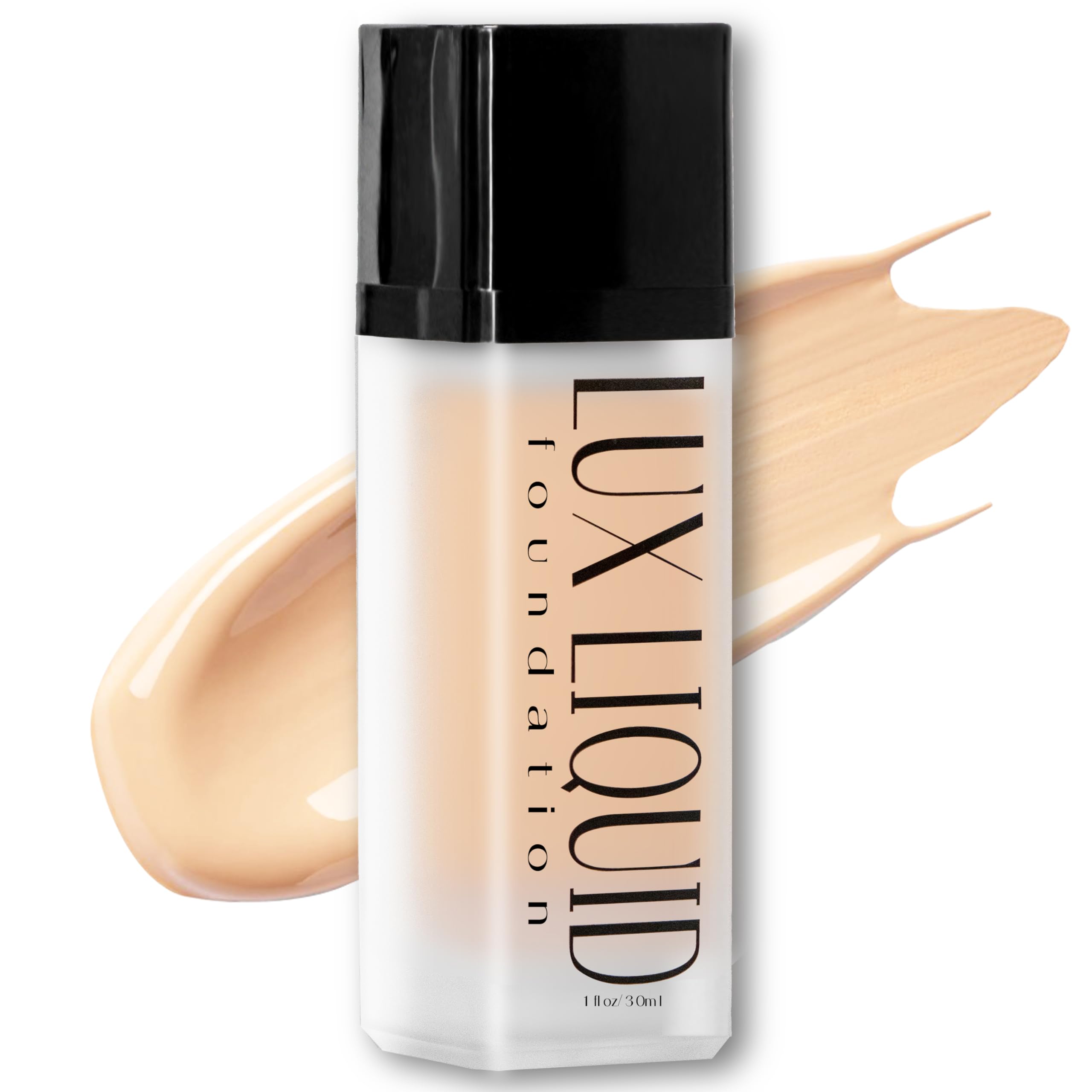 BaeBlu Organic Aloe-Based LUX Liquid Foundation, Natural Vegan Gluten-Free Made in USA, Sugar