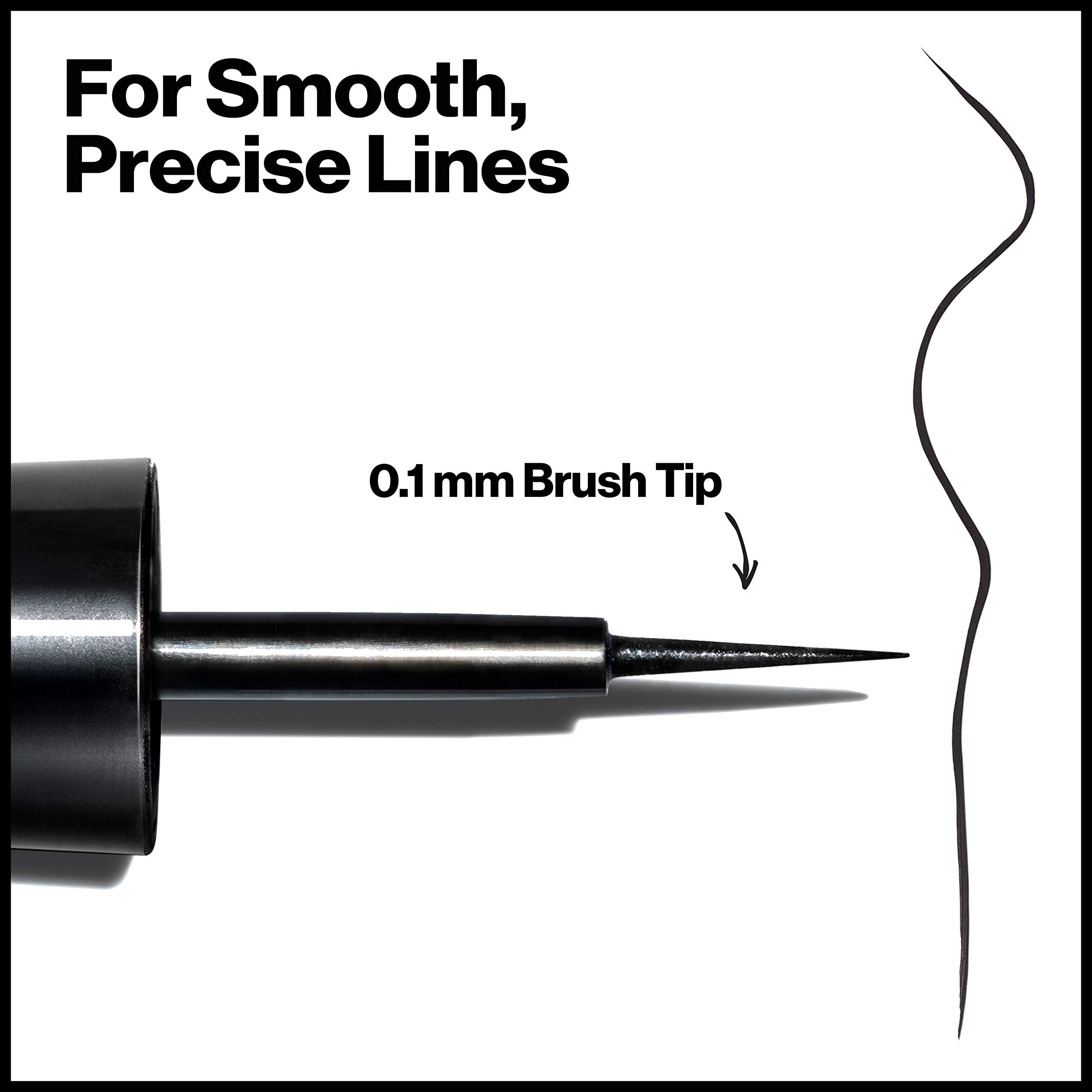 Revlon Skinny Liquid Eyeliner, Colorstay Eye Makeup, Waterproof, Smudge-Proof, Longwearing With Ultra-Fine Tip, Mahogany Flame,