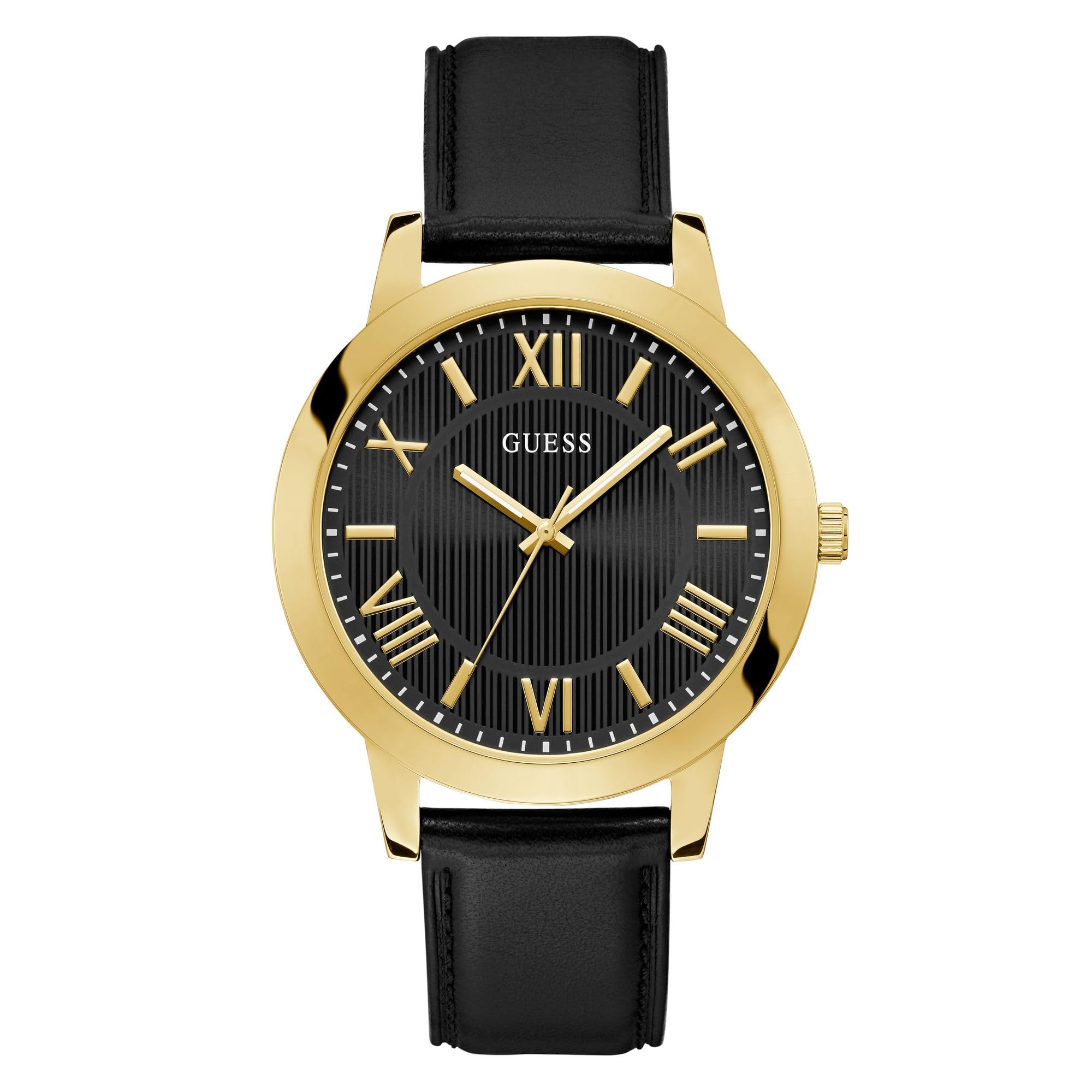 Guess Dress 44 Mm Black Dial Men Analog Watch U1453G2M