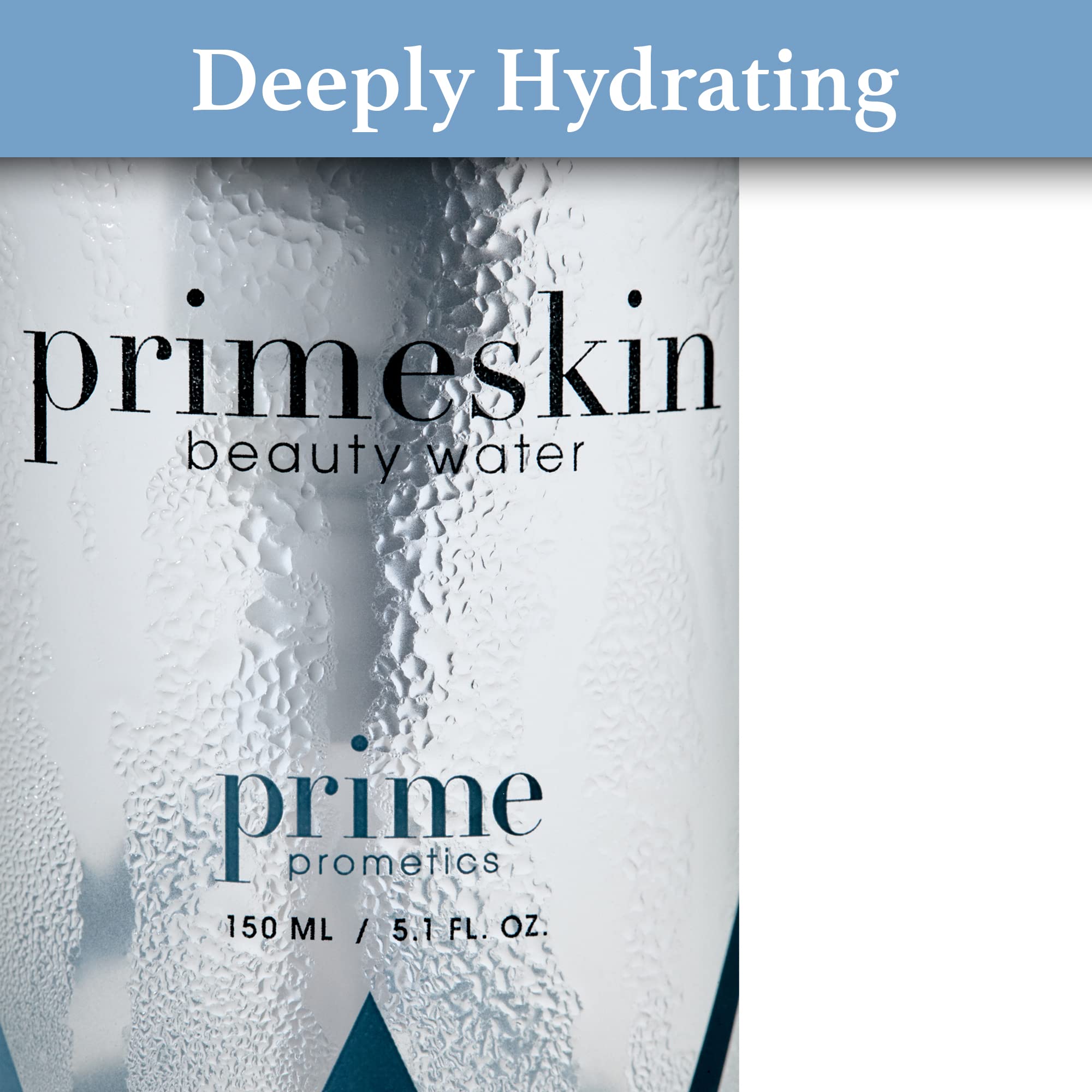 PRIME PROMETICS PrimeSkin Beauty Water – Hydrating Make-Up Remover for Mature Skin – 5.1 Fl Oz – pH Balanced, Hypoallergenic