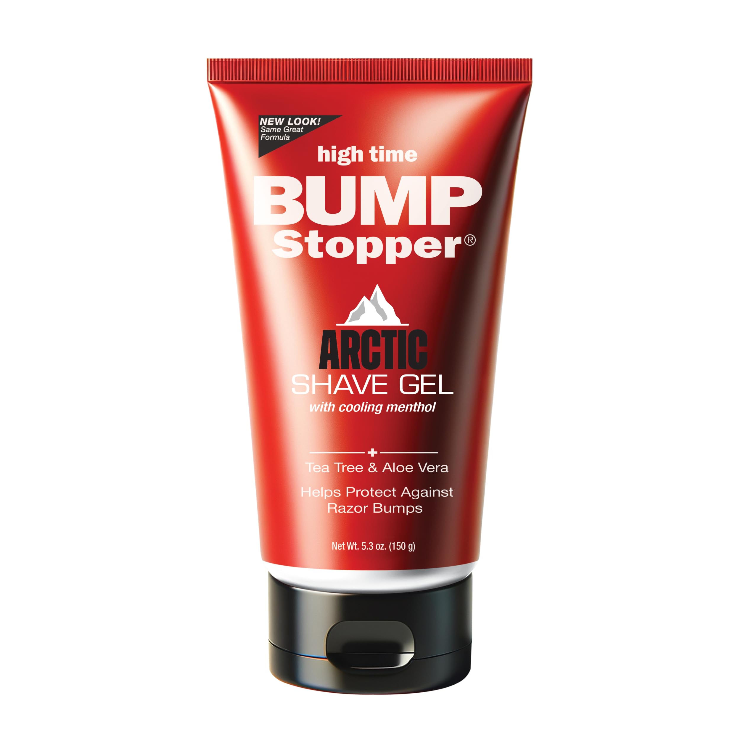 Bump Stopper Arctic Shaving Gel | Face Shave Gel with Menthol, Tea Tree & Aloe Vera | Relieves Razor Burn and Razor Bumps for Se