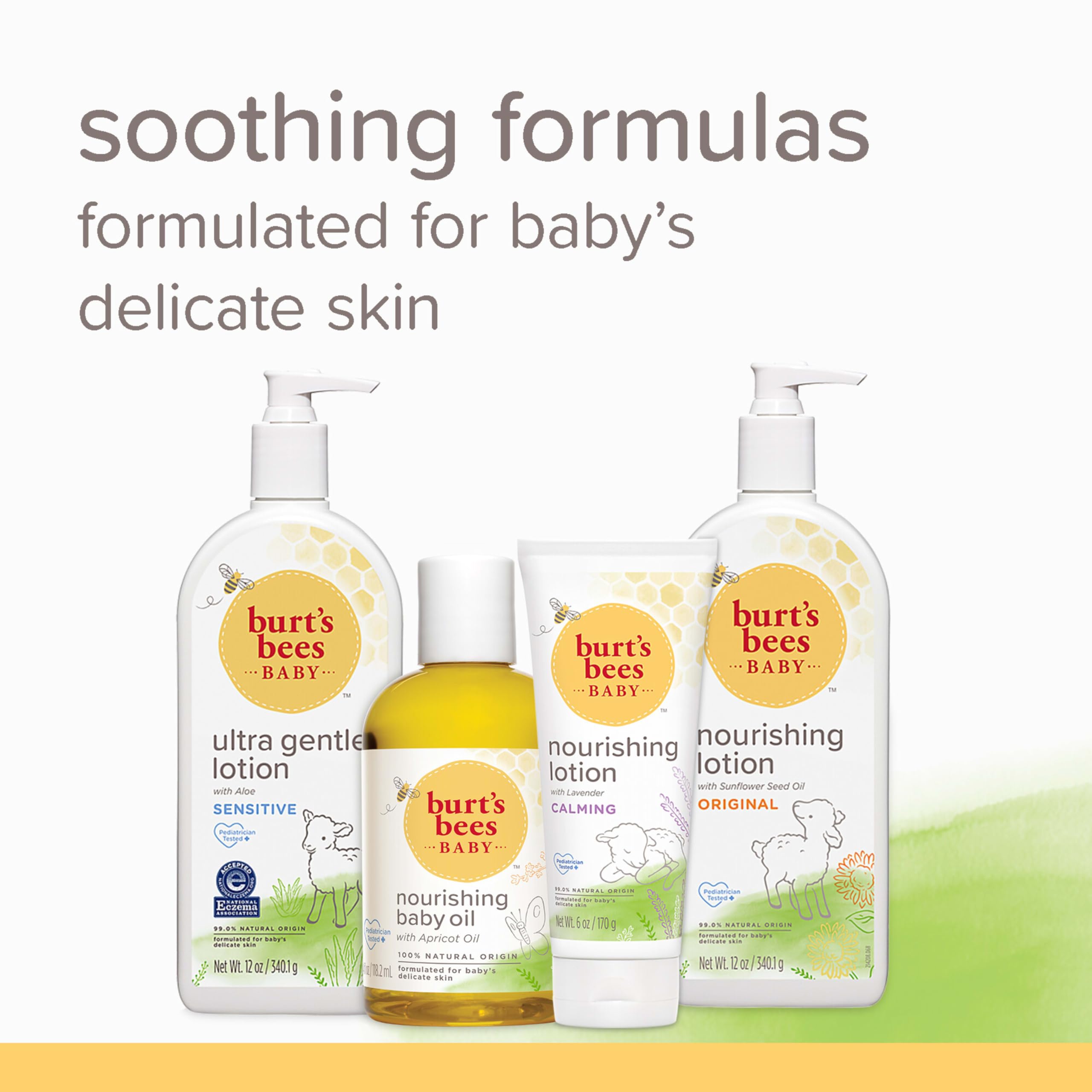 Baby Nourishing Lotion Calming By Burt'S Bees For Kids - 12 Oz Lotion