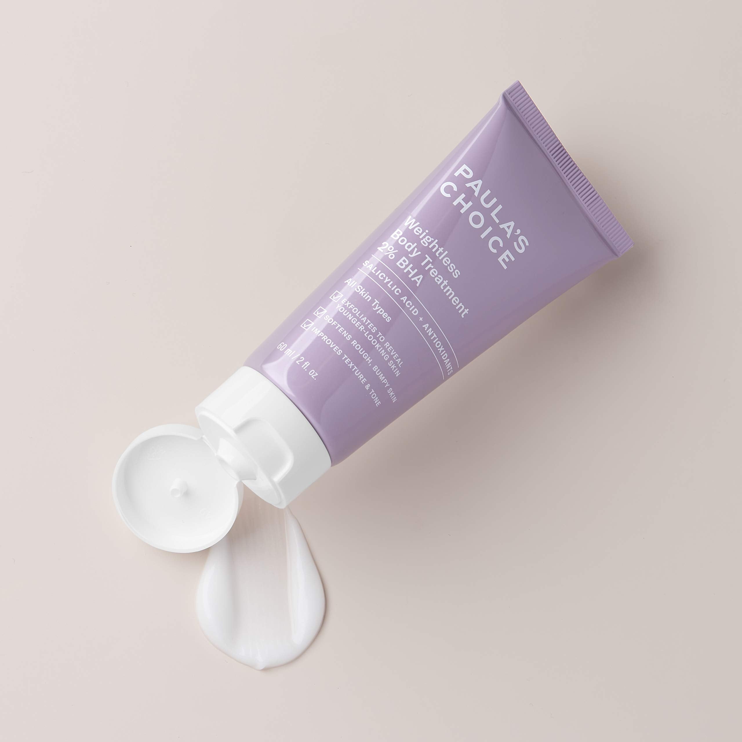 Paula's Choice Weightless Body Treatment 2% BHA, Salicylic Acid & Chamomile Lotion Exfoliant, Moisturizer for Keratosis Pilaris