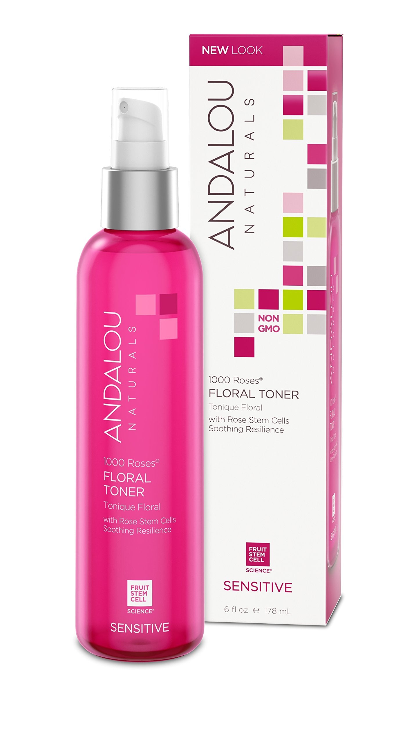 Andalou Naturals Floral Toner - 1000 Roses - 6 Oz