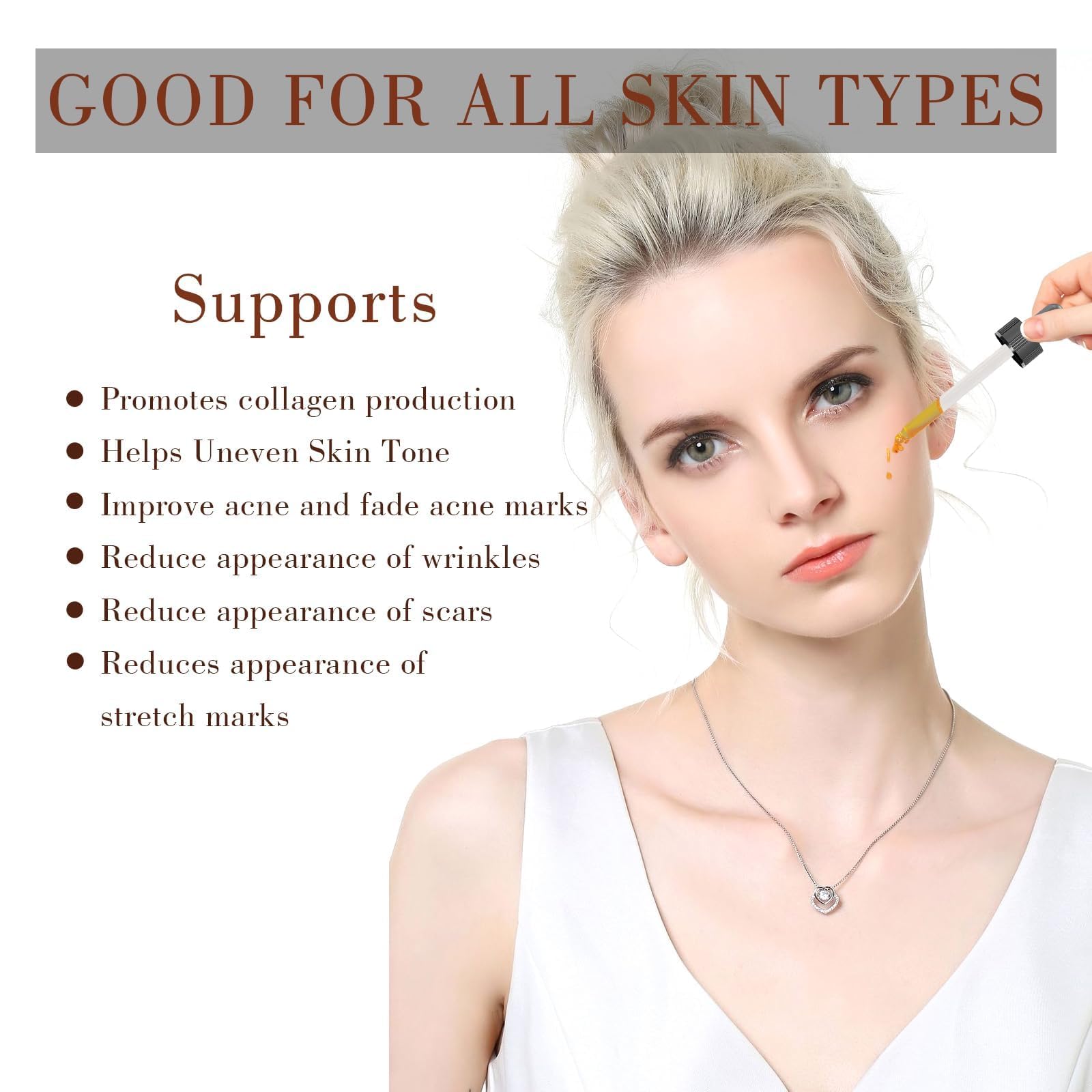 Mmpang 100% Pure Natural Rosehip Oil For Face, Usda Certified Organic, Cold Pressed, Extra Virgin, Hexane Free Rosehip Seed Oil